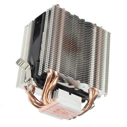 High Performance 3 Pin 4 Heat Pipes CPU Cooler Heatsink with Cooling Fan - Compatible with LGA1156/1155/1150/1151/775 Sockets - Perfect for Gaming PCs, Workstations & Overclocking