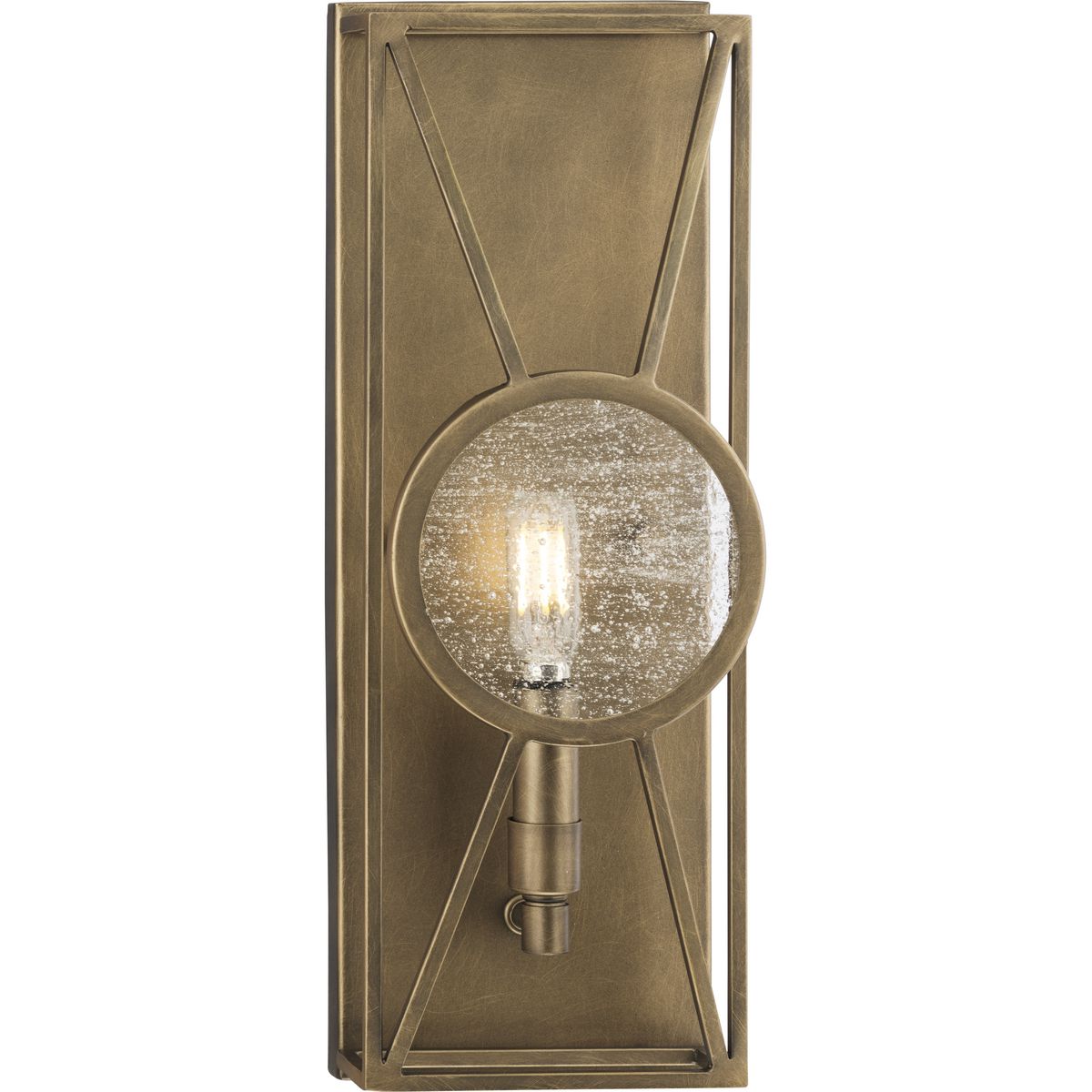 Cumberland Collection One Light Wall Sconce - Modern Brass Finish Wall Light Fixture for Bedroom, Living Room & Hallway Lighting