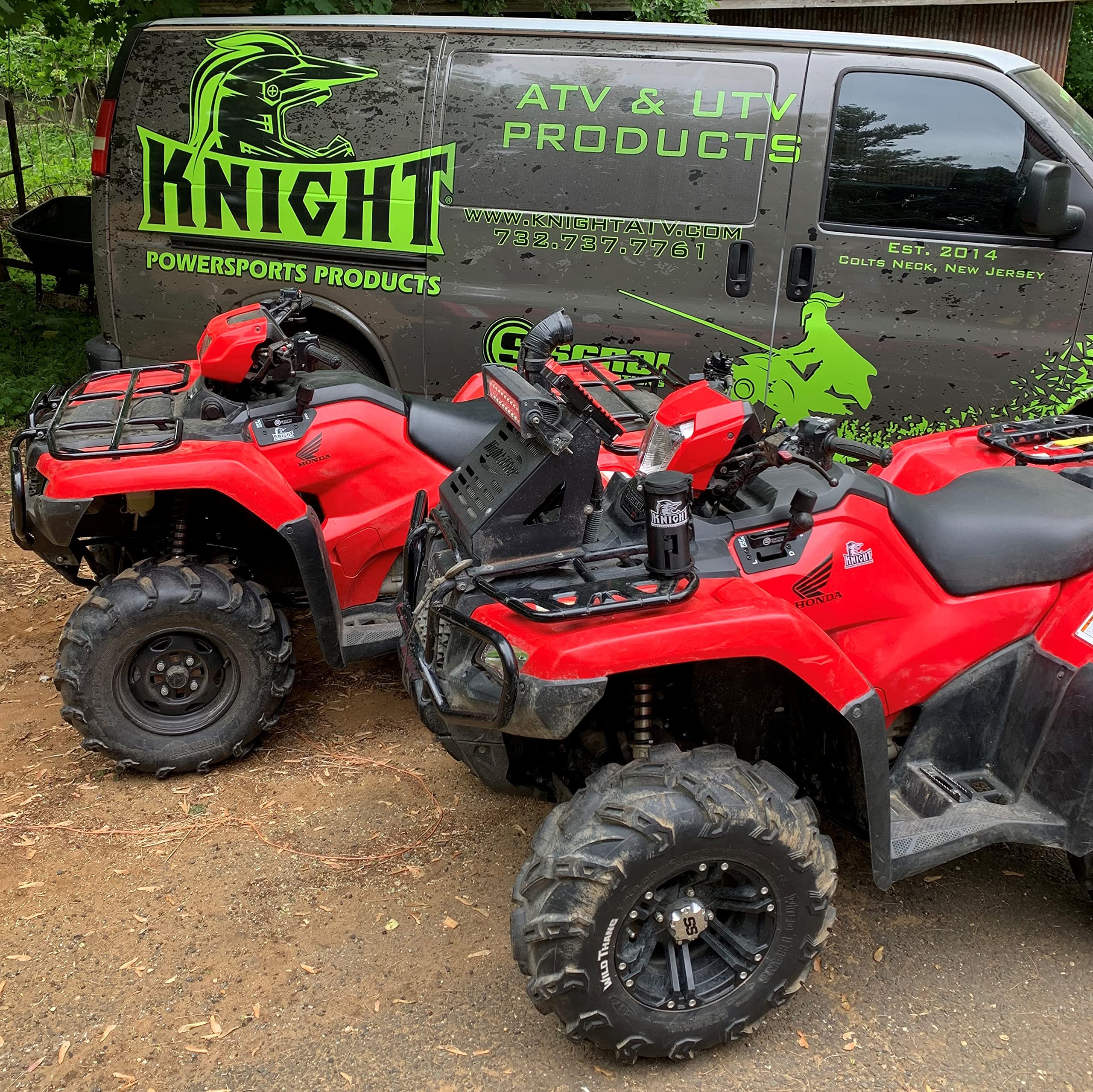 Manual Sure 4 Actuator Kit with Tank Lever & LED Display - Compatible with Honda Foreman & Rubicon ATVs - Perfect for Off-Roading & Utility Work