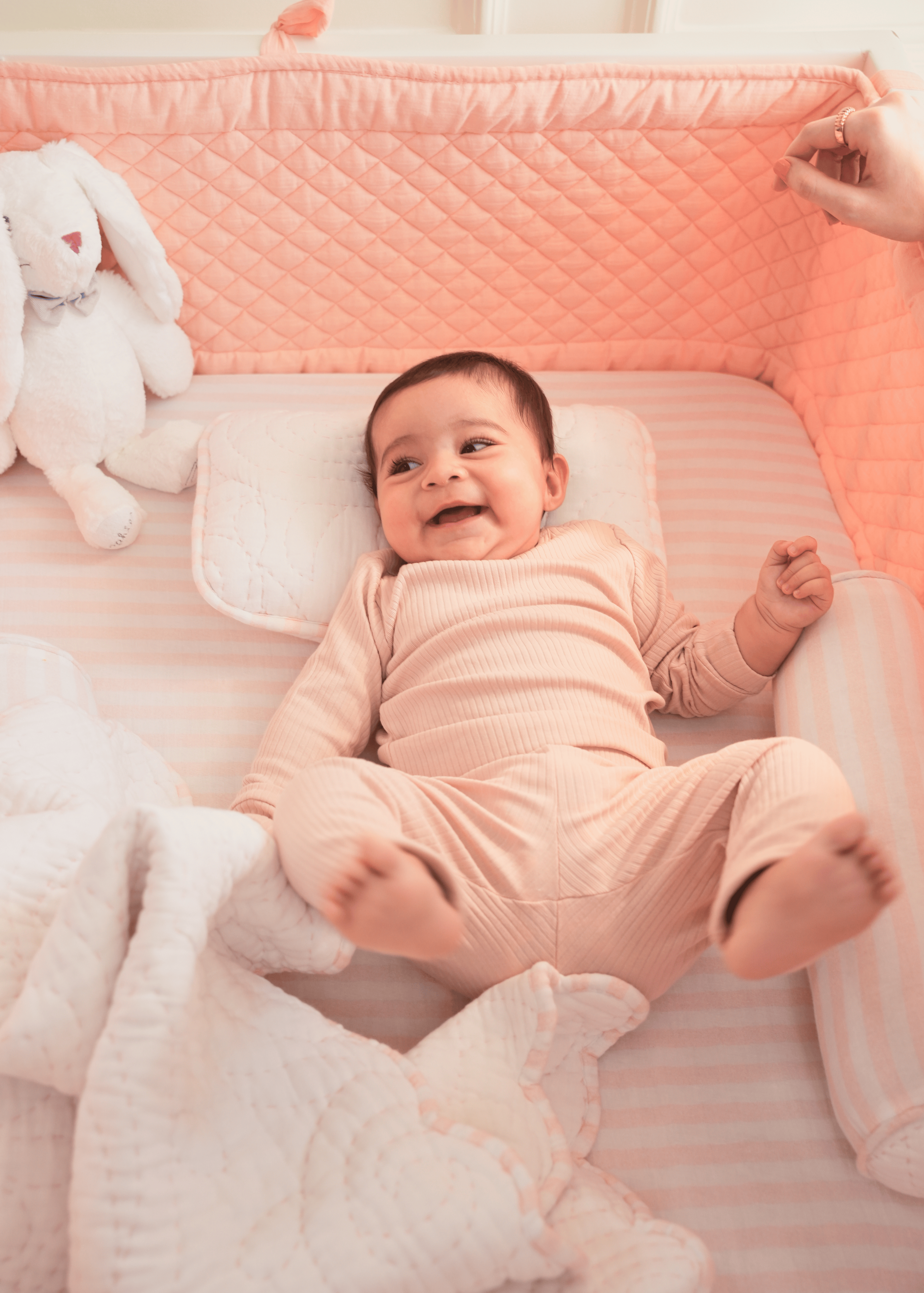 Samsara Complete Baby Cot Bedding Set with Soft Bumper - Premium Nursery Crib Set for Newborns & Toddlers - Perfect for Safe & Comfortable Sleep, Nursery Decor, and Baby Shower Gifts