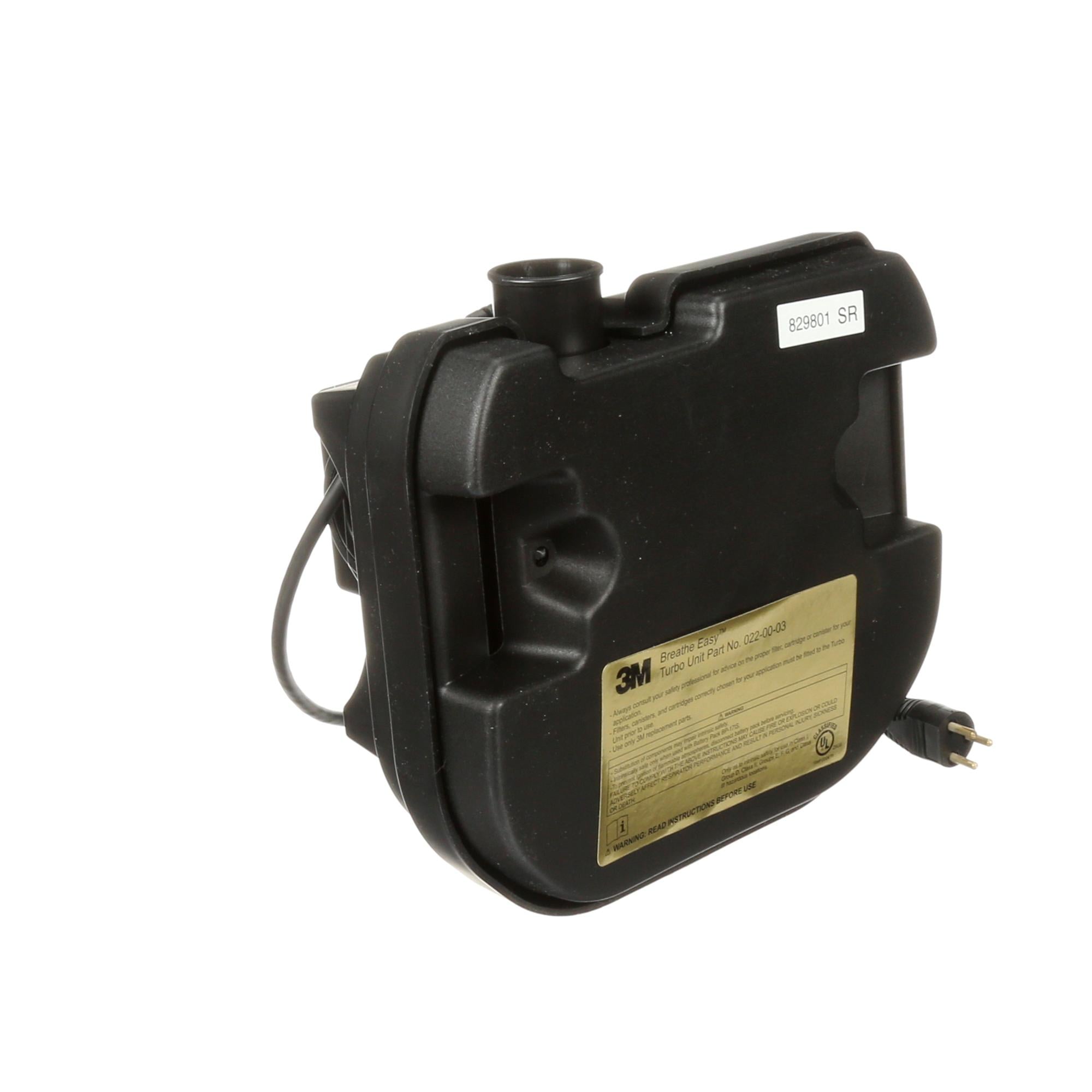 3M Breathe Easy Turbo Powered Air Purifying Respirator (PAPR) Unit 022 00 03R01 - Industrial Safety Equipment for Construction, Healthcare & Hazardous Environments