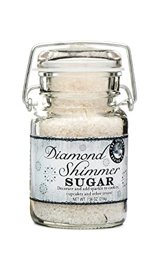 Pepper Creek Farms 191F Diamond Shimmer Sugar - 6 Pack | Edible Glitter for Baking, Cake Decorating & Cocktail Rim Garnish