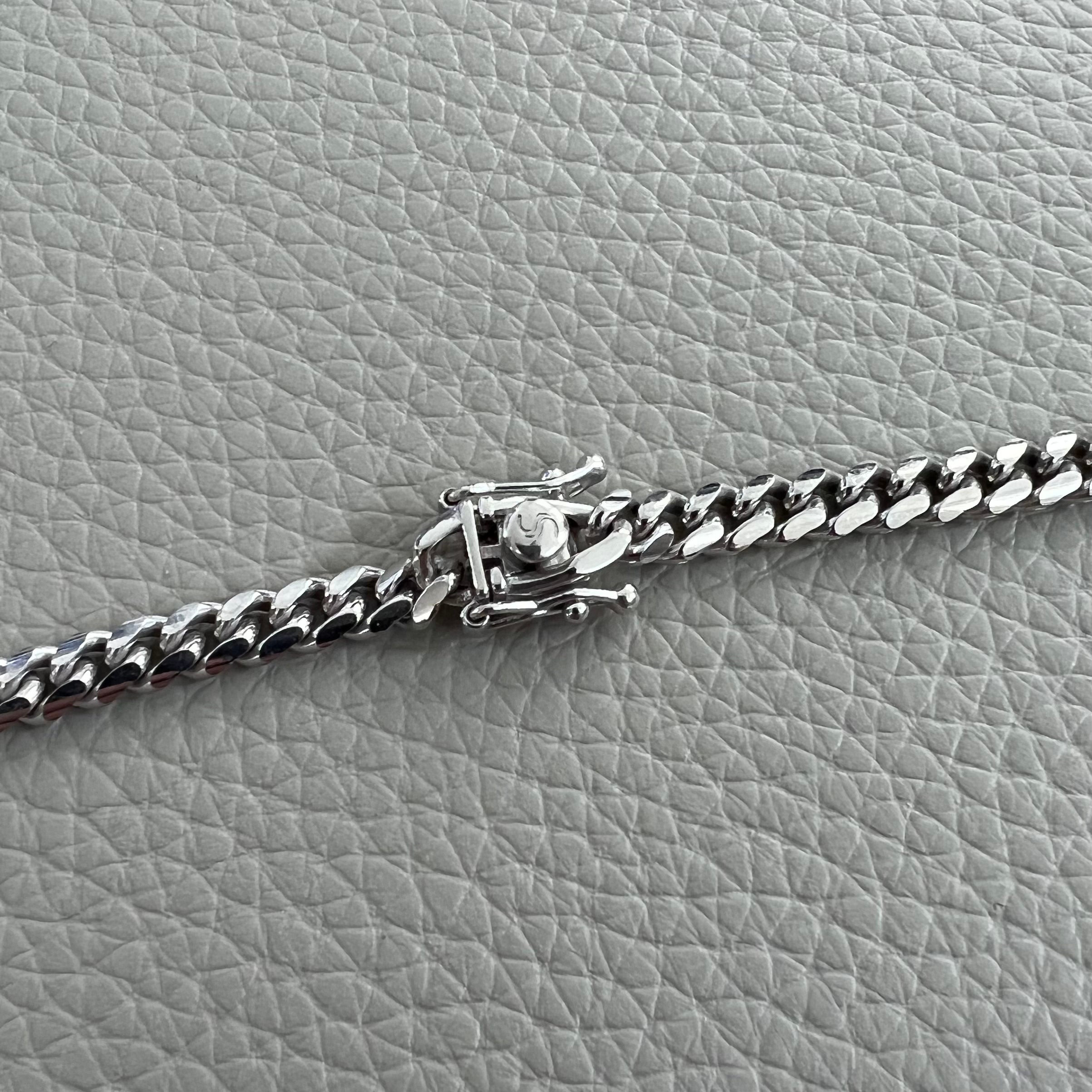5mm 925 Sterling Silver Miami Cuban Chain Necklace for Men - Durable & Hypoallergenic Jewelry for Everyday Wear, Gifts & Special Occasions