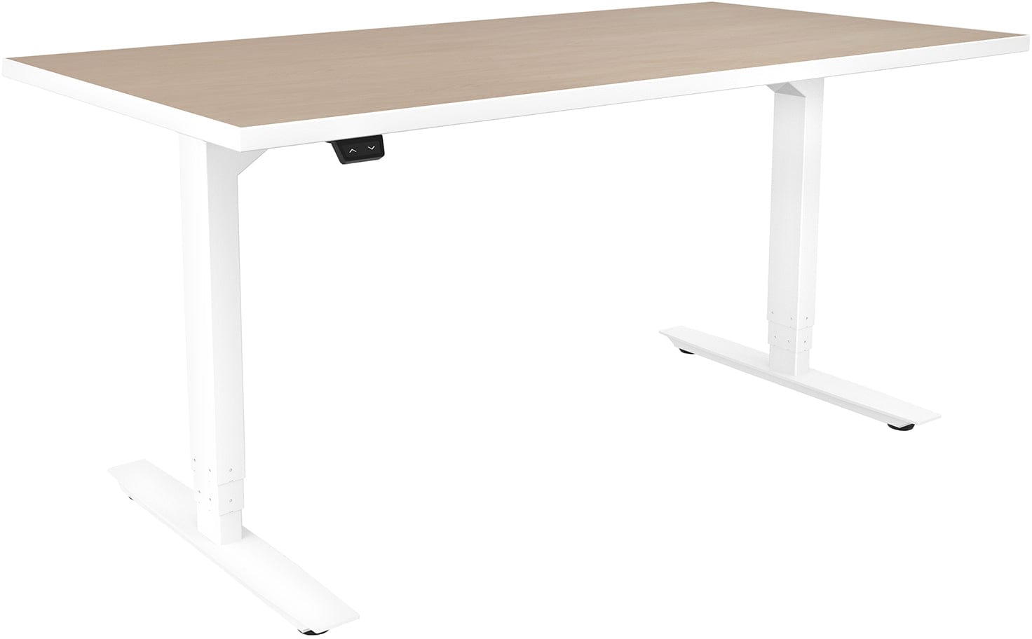 Safco ML Series Adjustable Height Desk 30x60 Inch Laminate Top with 3-Stage 2-Leg Base (ML323060) - Perfect for Home Office, Workspace & Standing Desk Setup