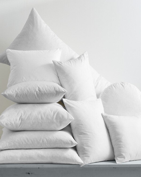 Premium Heavyweight Feather Down Pillow Insert - Ultra Soft & Supportive for Side, Back, and Stomach Sleepers - Perfect for Bedroom, Guest Room, and Travel