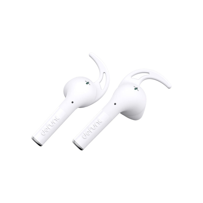 Defunc True Sport Wireless Earbuds - White | Sweatproof Bluetooth Headphones for Running, Gym & Workout