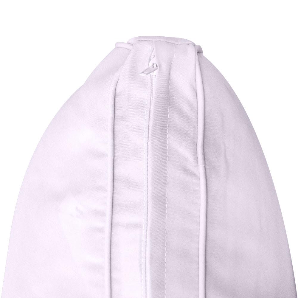 Prolinemax Outdoor Style 1 Full Piped Trim Daybed Mattress Bolster Pillow Fitted Sheet Cover Only - AD107 | Waterproof & Breathable Fabric for Patio, Sunroom & Guest Bed