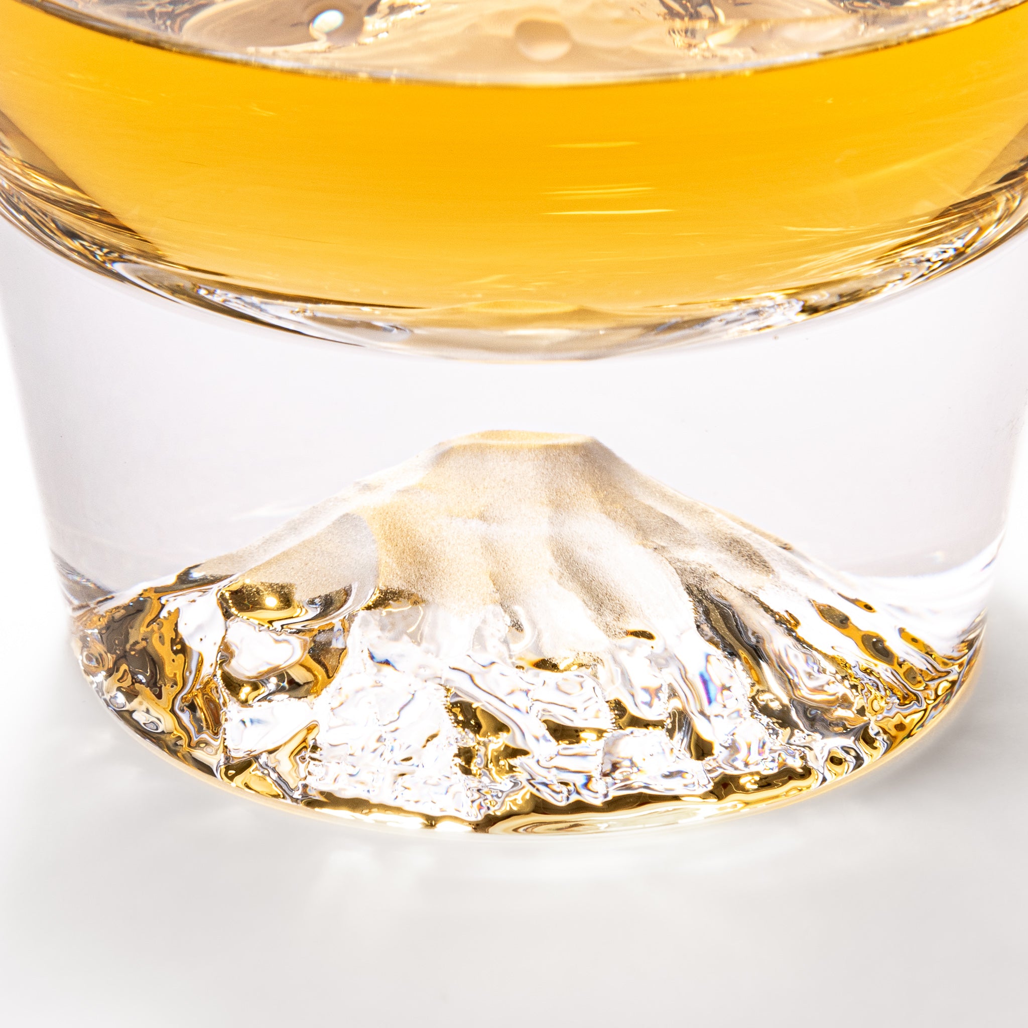 Tajima Mount Fuji Whiskey Glass Set of 2 - Japanese Style Rocks Glasses for Bourbon, Scotch & Cocktails - Perfect for Home Bar, Gifts & Japanese Culture Enthusiasts