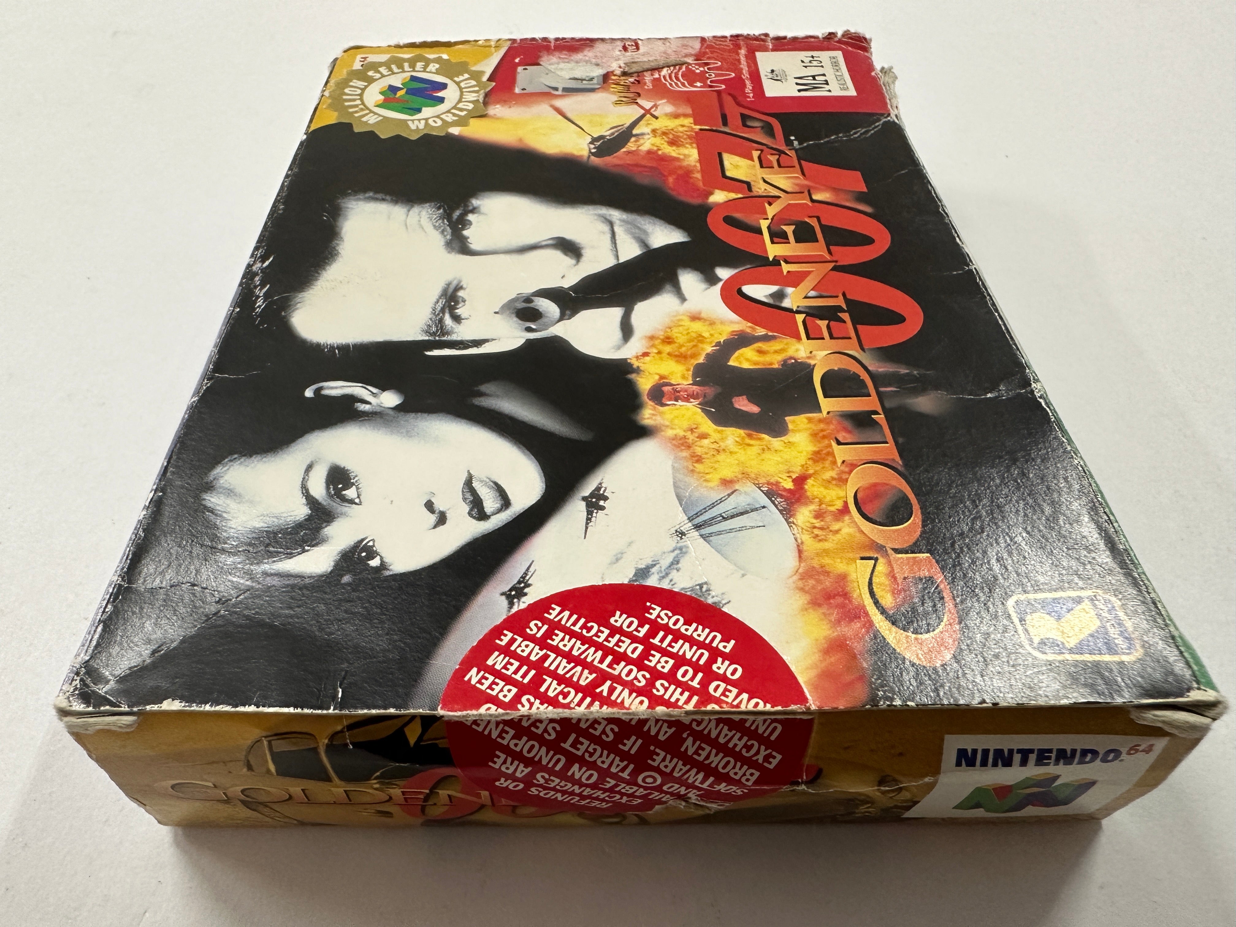 Goldeneye 007 Nintendo 64 Complete In Box - Authentic Retro Video Game for N64 Console | Perfect for Gaming Collectors and 90s Nostalgia Fans