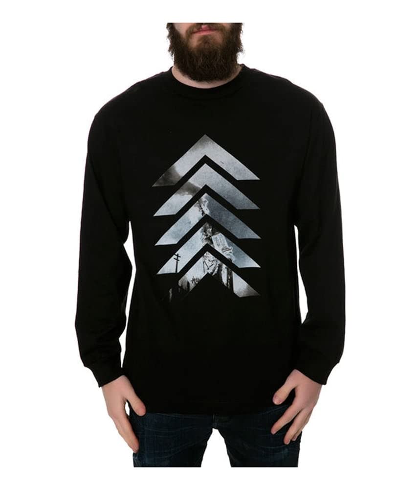 Men's Fallen Grace Graphic T-Shirt - Black Small for Casual Wear