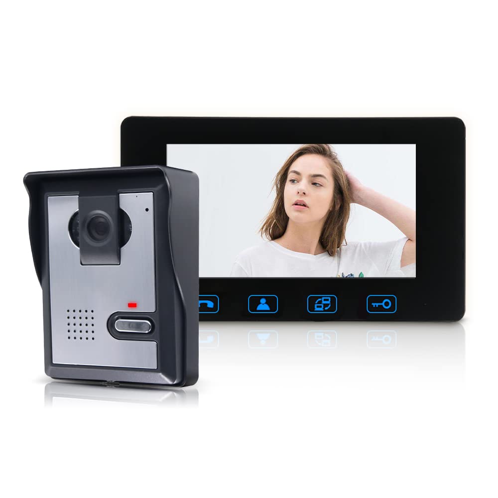 MEILI Wired Video Doorbell with Camera & Monitor - Secure Home Intercom
