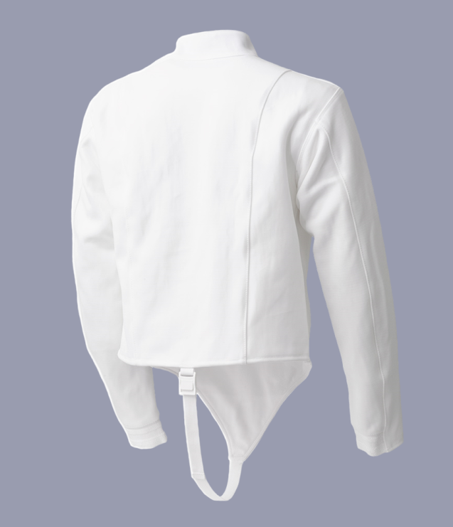 Uhlmann FIE Boys' Olympia 800N Fencing Jacket - Lightweight Protective Gear for Youth Fencing Competitions & Training