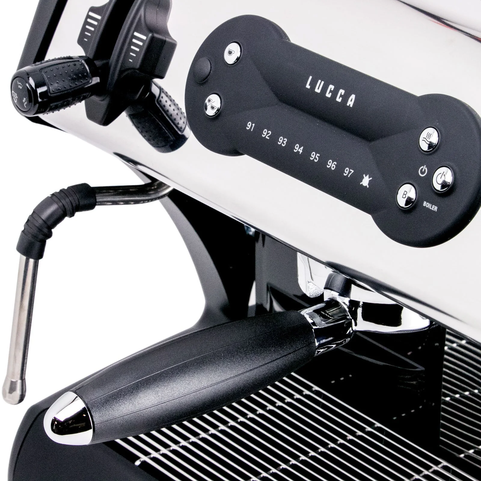 LUCCA A53 Mini V2 Reservoir Espresso Machine - Compact Home Coffee Maker for Espresso Lovers | Perfect for Small Kitchens, Offices & Coffee Shops