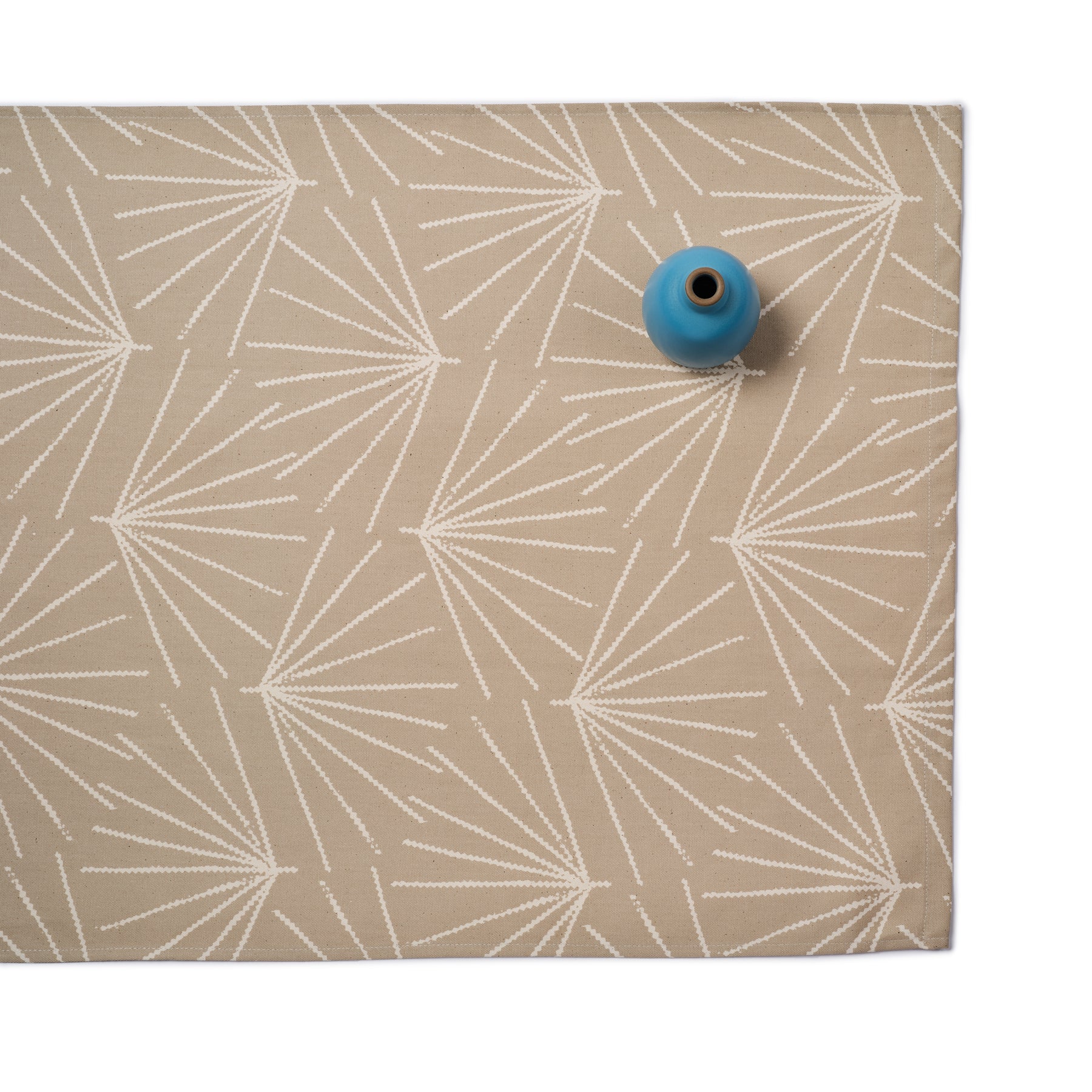Palmetto Runner in Sand - Non-Slip Indoor/Outdoor Rug for Patio, Deck, and Entryway - Perfect for Beach House, Poolside, and Coastal Decor