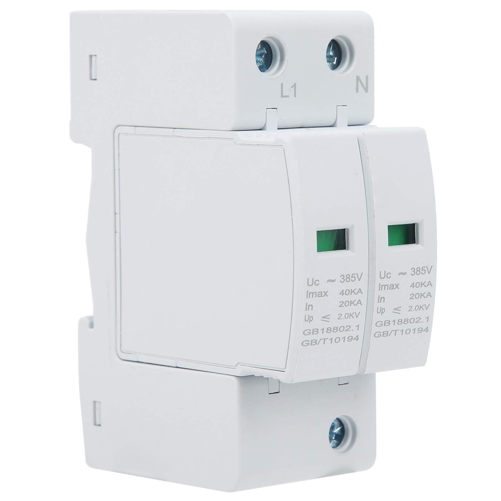 Surge Protector 40kA 2P DIN Rail - Home & Office Electrical Protection