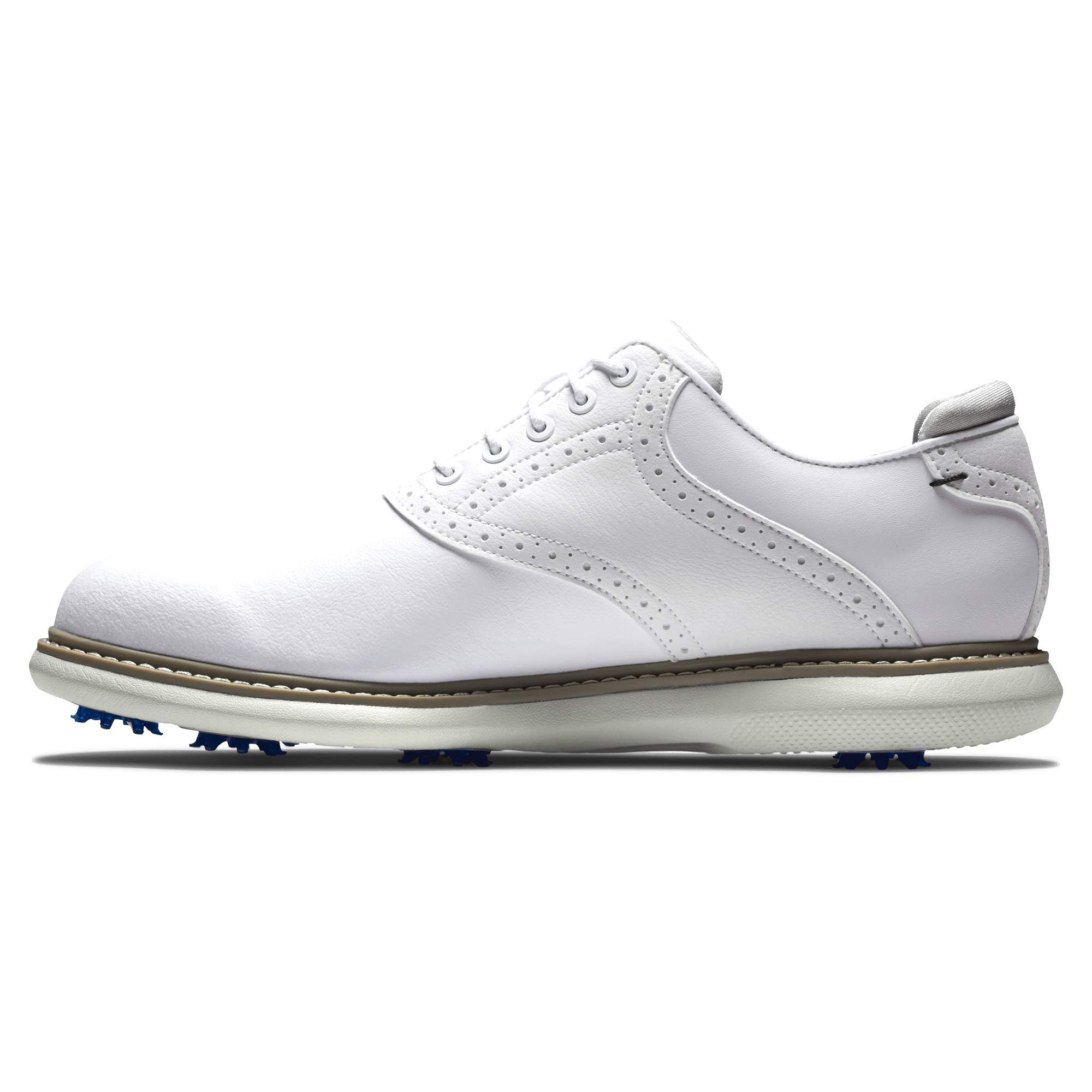 FootJoy Men's Traditions Golf Shoes - Comfortable & Waterproof Spiked Golf Shoes for Men - Perfect for Walking the Course & Clubhouse Wear