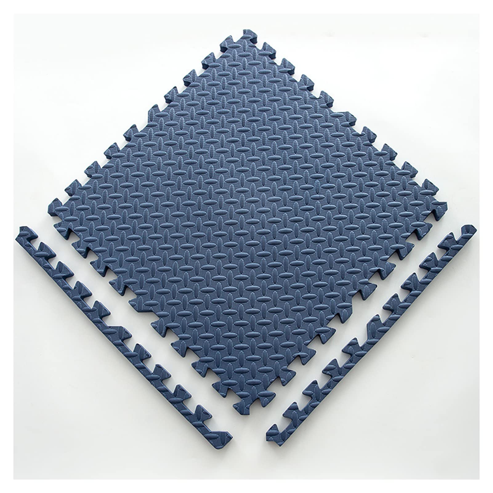 Interlocking Foam Floor Tiles - 16-Piece Soft Puzzle Exercise Mats (24