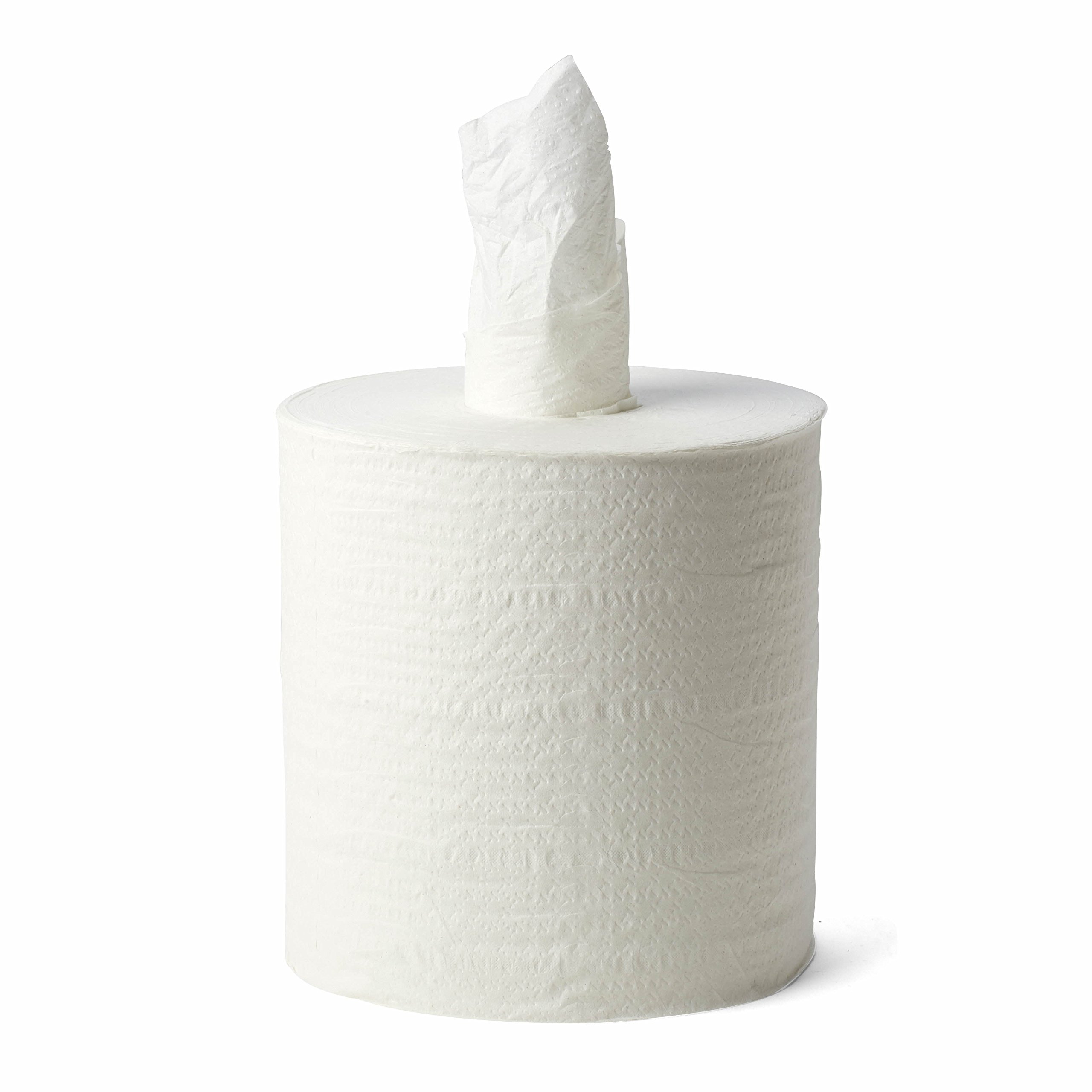 Medline White Center Pull Paper Towel Rolls - 600 Sheets per Roll, 6 Rolls per Case (3600 Total Sheets) | Bulk Commercial & Office Paper Towels for Restaurants, Hospitals & Home Use