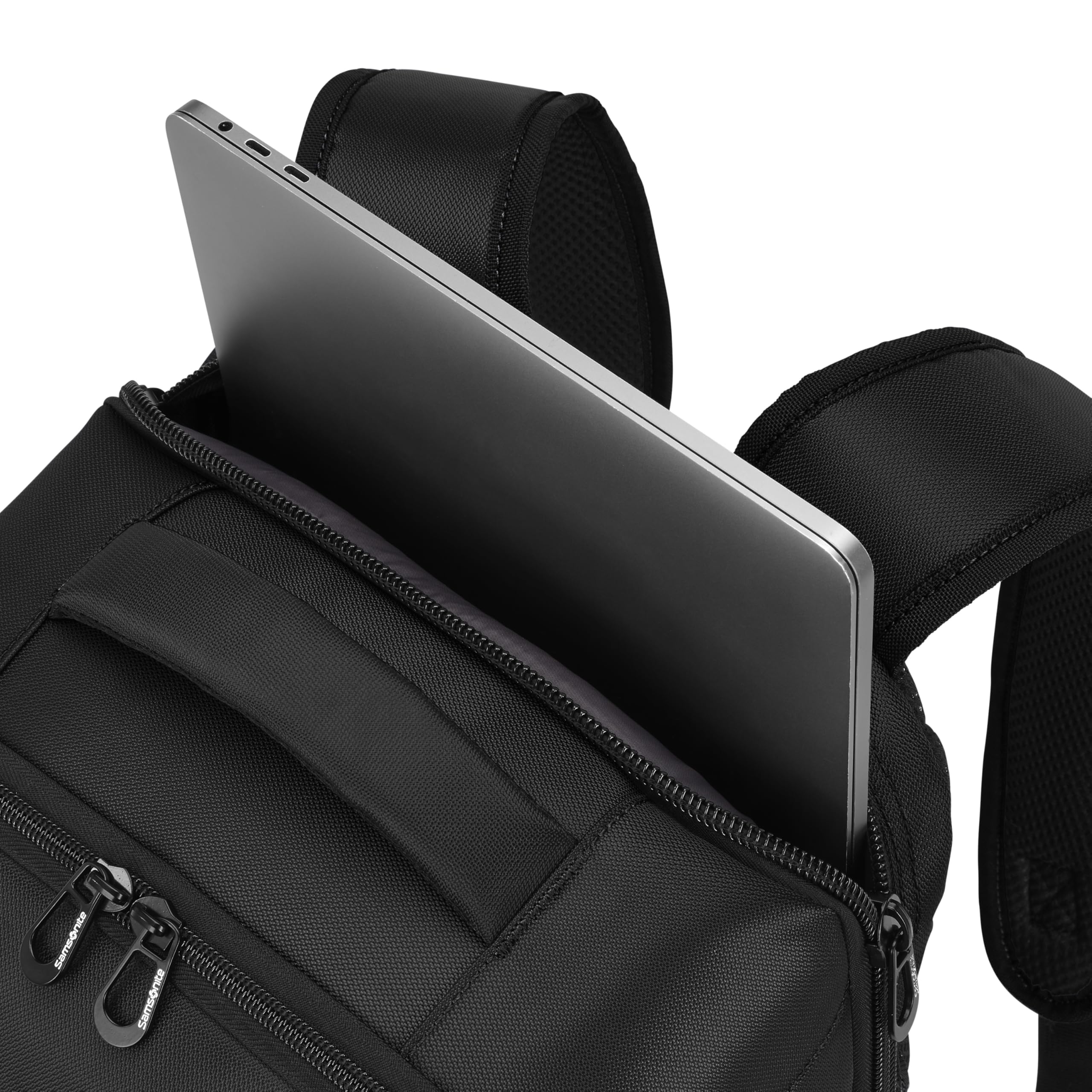 Samsonite Andante 2 Travel Backpack - Lightweight Durable Carry-On Backpack for Men & Women, Perfect for Business Trips, Airplane Travel & Daily Commute (Riverrock/Black)