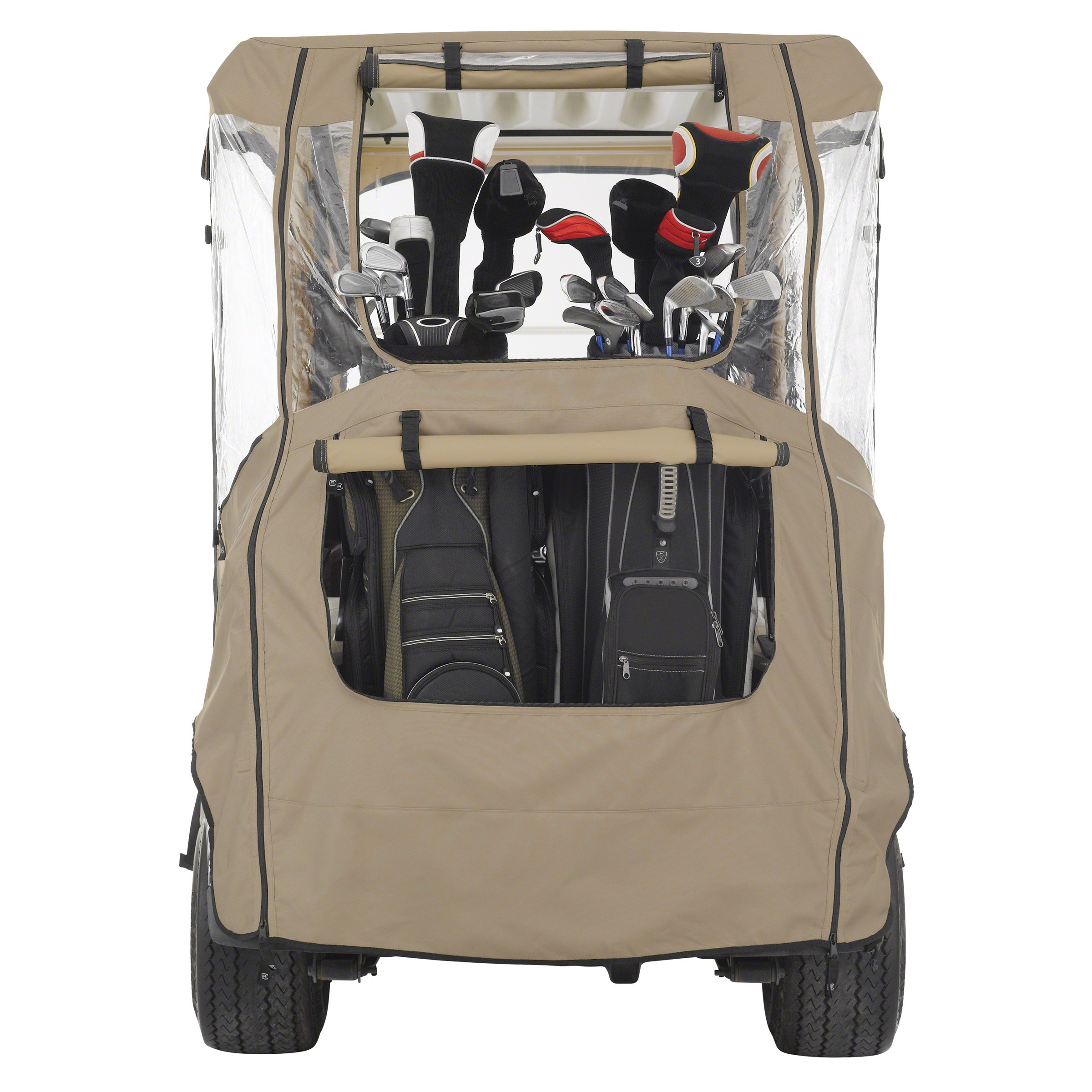 Classic Fairway Golf Cart Cover - Waterproof & UV-Resistant Enclosure for E-Z-Go Golf Carts | All-Weather Protection for Outdoor Storage & Transport