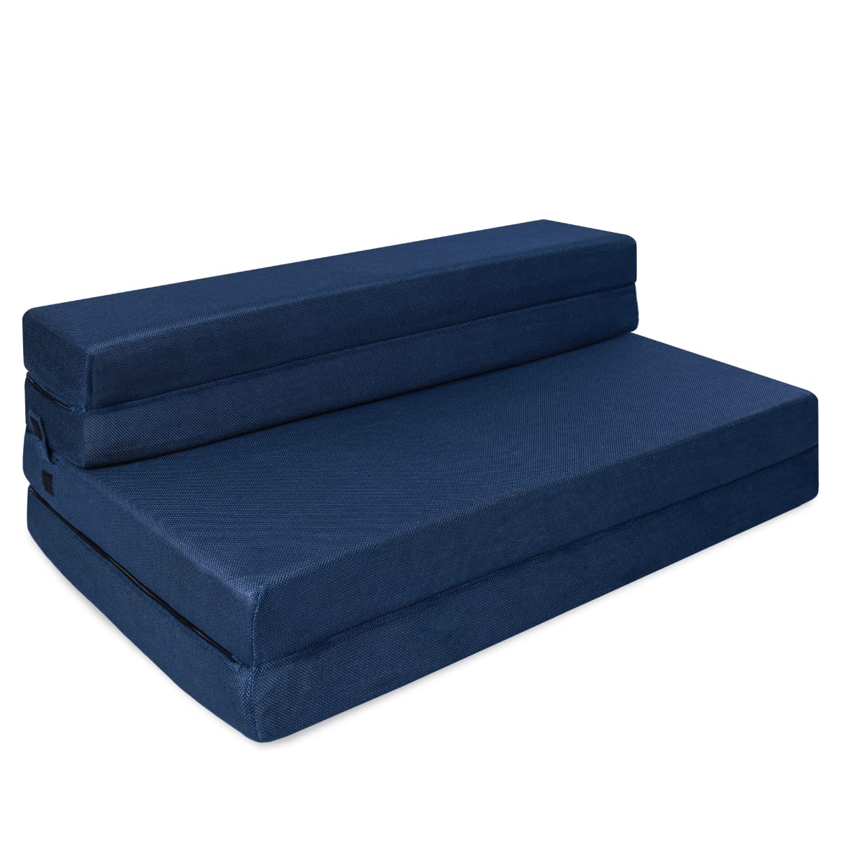 Milliard Tri-Fold Foam Folding Mattress & Sofa Bed - Twin XL (78x38x4.5 Inch) - Comfortable Guest Bed, Space-Saving Sleeper for Small Apartments, Dorms & Travel
