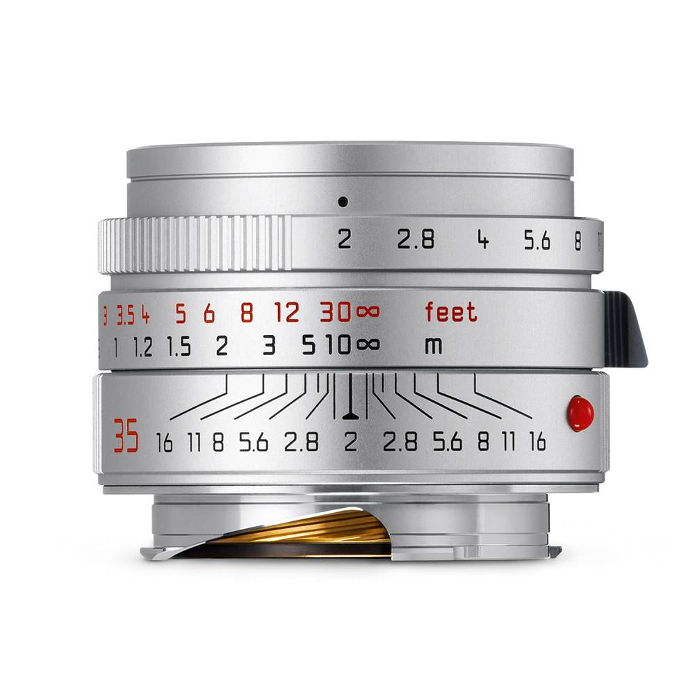 Leica Summicron M 35mm f/2 ASPH Silver Lens for Leica M Mount Cameras - Premium German Optics, Made in Portugal - Perfect for Street Photography, Travel & Low Light Shooting