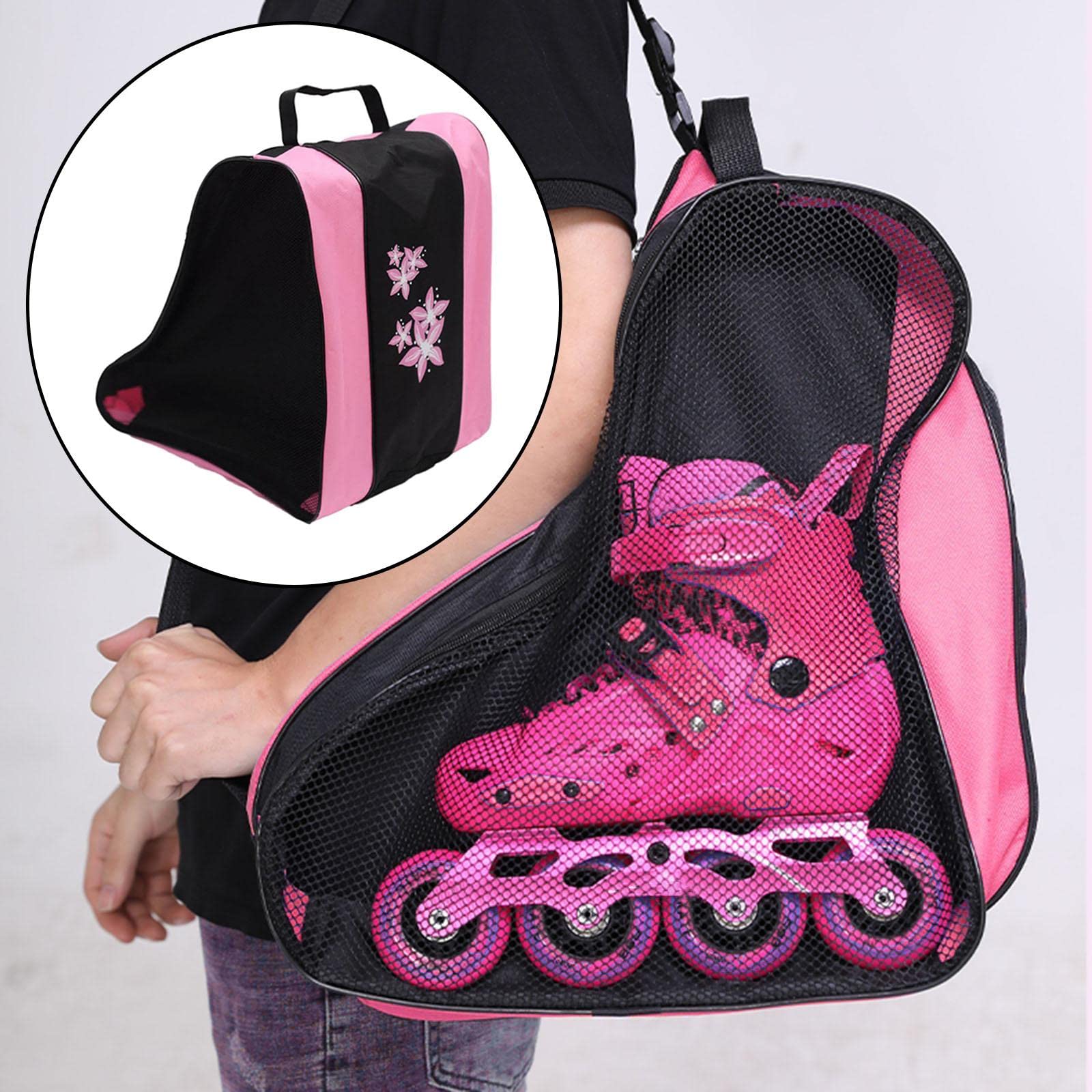 Fancyes Breathable Roller Skating Shoes Storage Bag for Boys & Girls - Perfect for Roller Skates & Inline Skates - Great for Rink, Park & Travel