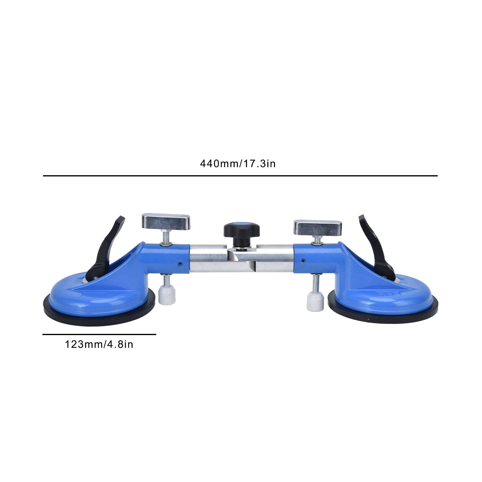 270° Adjustable Angle Glass Suction Cup with Ergonomic Handle - Strong Grip Tile Lifter for Glass, Wood & Flat Materials - Perfect for Home Renovation, Construction & DIY Projects