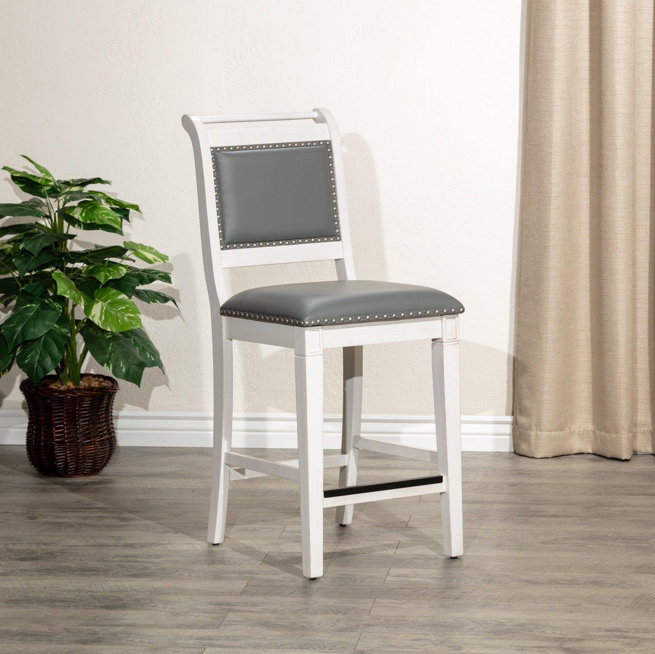 Centennial 30-Inch Bar Stool & 24-Inch Counter Stool Set - Modern Kitchen & Dining Room Furniture for Home, Bar, Restaurant & Cafe Use