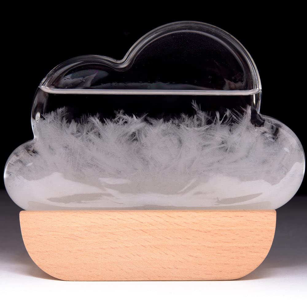 Cloud Storm Glass - Accurate Historical Weather Forecasting Device for Home & Office Decor | Perfect Gift for Weather Enthusiasts & Science Lovers