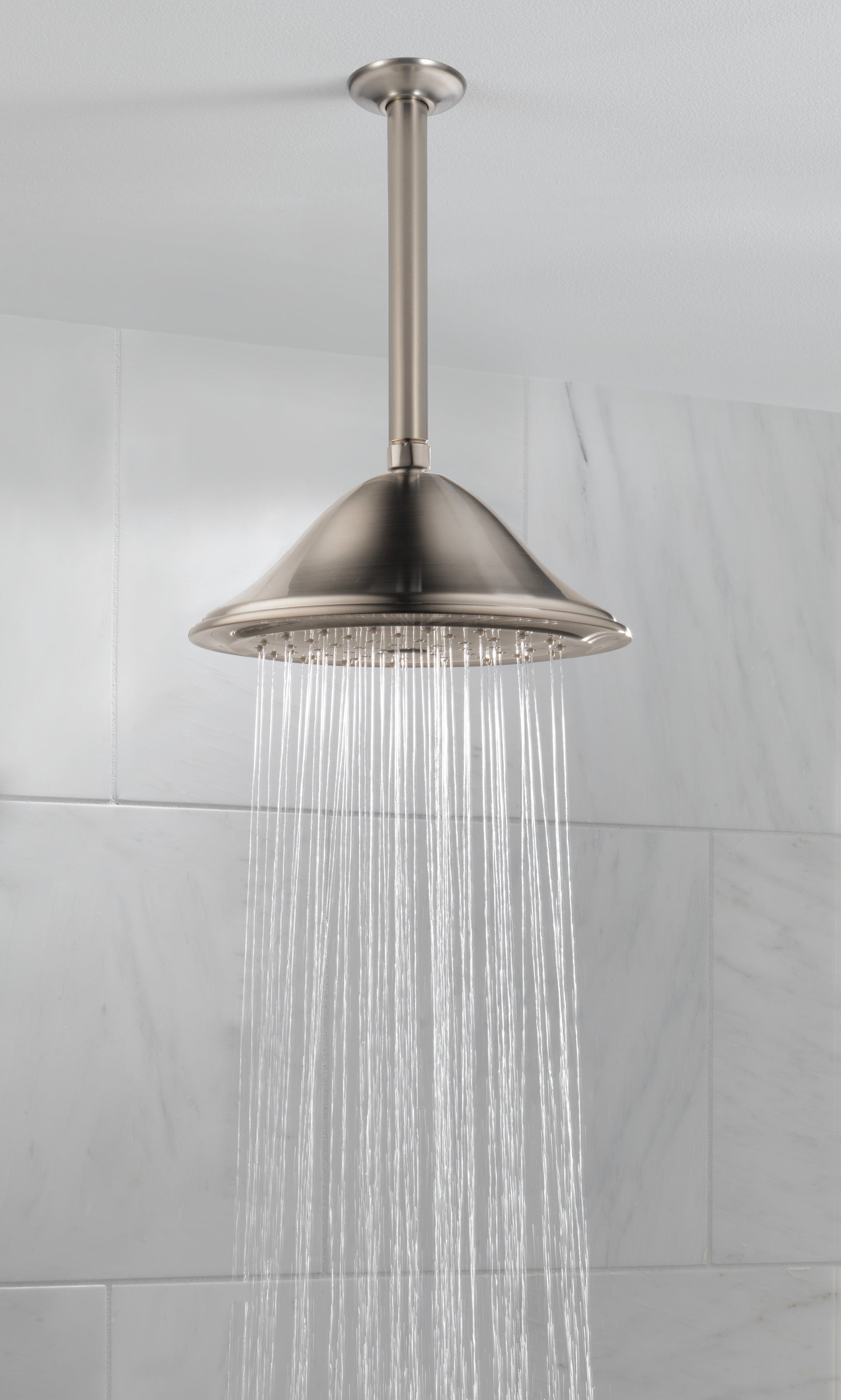 Delta RP72568SS Stainless Steel Raincan Shower Head - 1 Setting Water Saving Showerhead for Luxurious Spa-Like Bathroom Experience