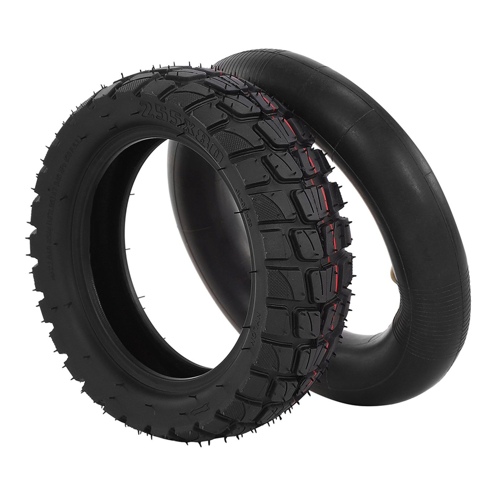 10x3.25-5.25x80 Off-Road Tires + Inner Tubes for KUGOO M4 Zero Electric Scooter - 80/65-6 Size - Perfect for Trail Riding, Commuting & Outdoor Adventures