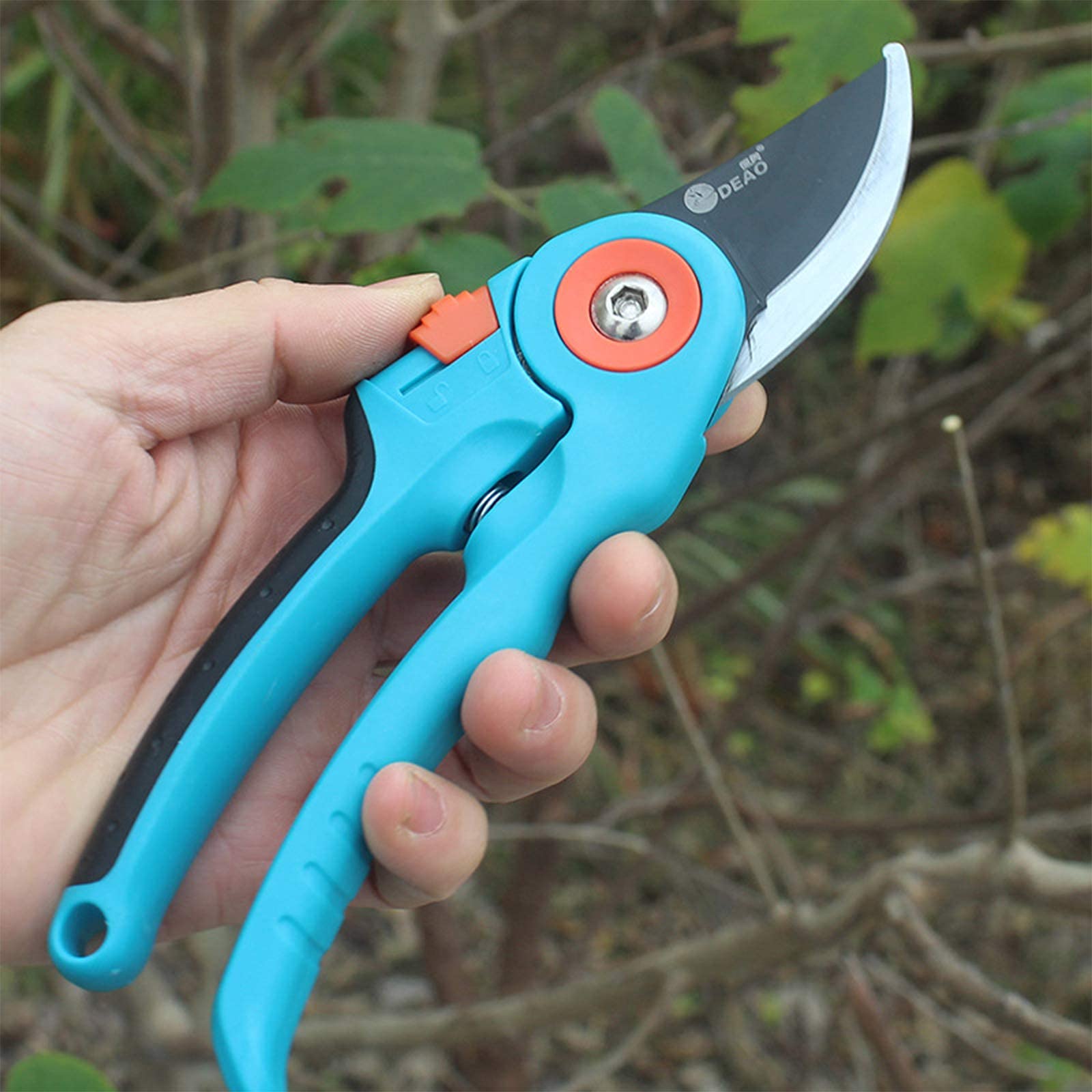 Premium Anvil Secateurs & Garden Shears - Heavy Duty Branch Pruning Scissors for Trees, Flowers, Plants - Ideal for Gardening, Landscaping & Balcony Use