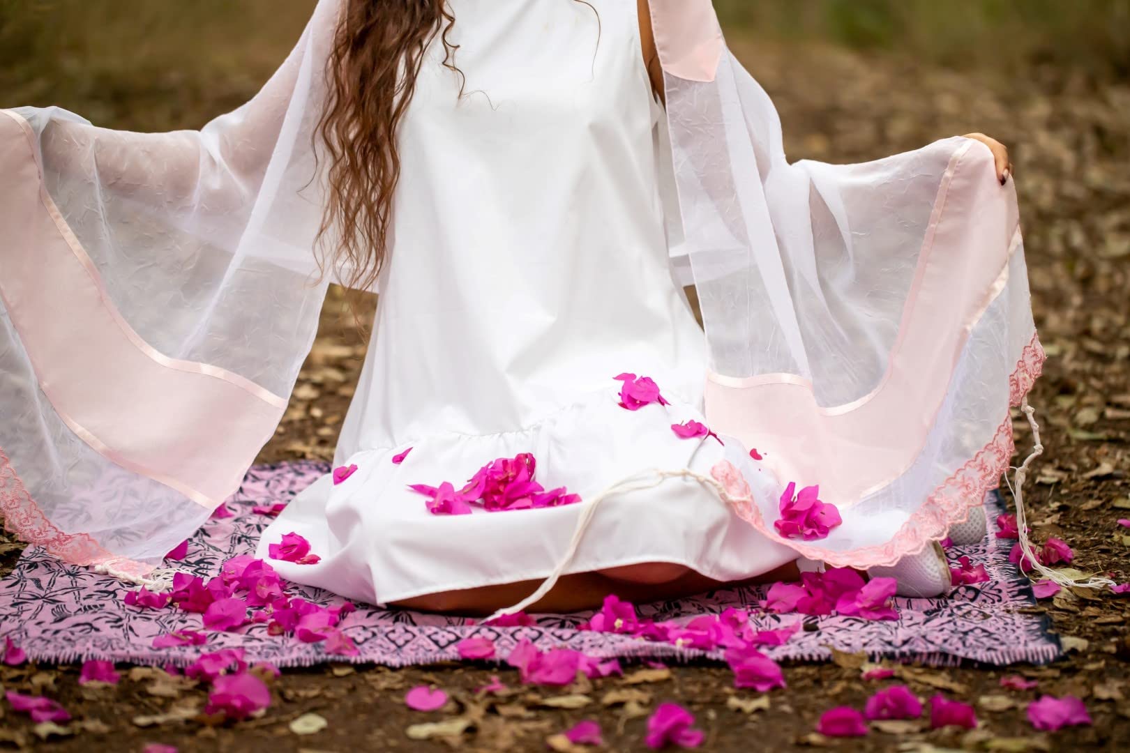 Personalized Pink Lace Tallit for Women & Girls - Handmade Bat Mitzvah Prayer Shawl from Israel - Perfect for Jewish Ceremonies, Synagogue Worship & Special Occasions