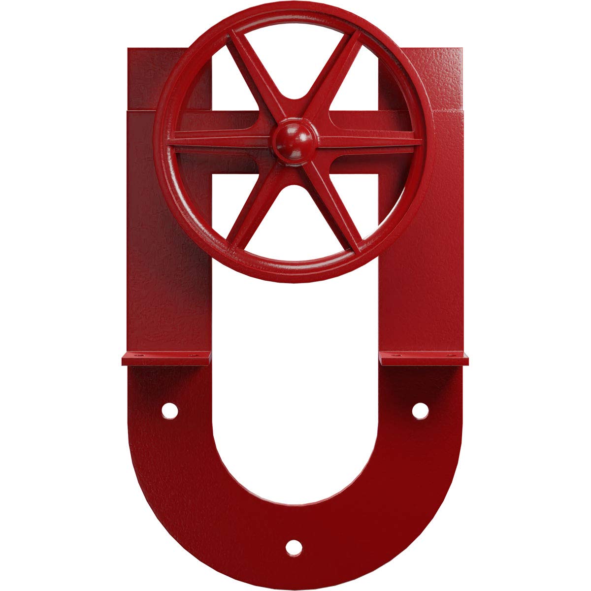 Premium Wagon Wheel Horseshoe Roller Hanger for Barn Doors - 1 3/8