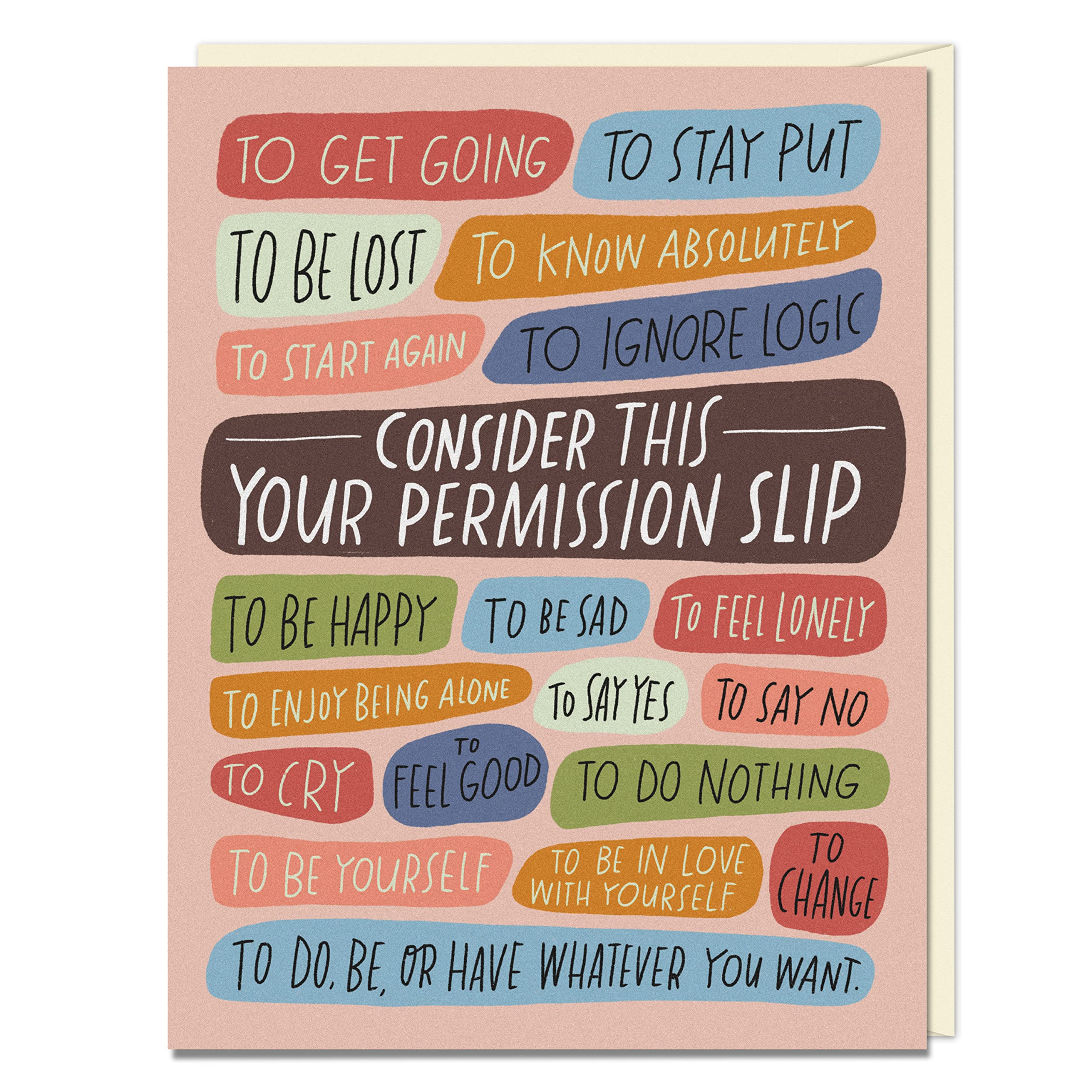 Em & Friends Pep Talk Cards - 8 Funny & Encouraging Greeting Cards with Envelopes | Motivational Gift for Friends, Coworkers & Students | Perfect for Birthdays, Office Gifts & Daily Inspiration