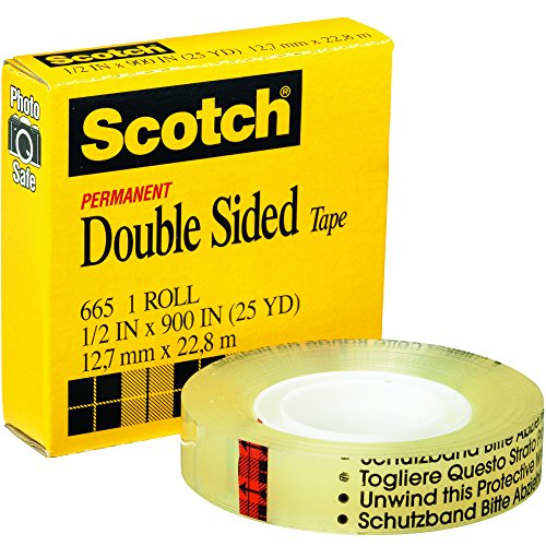 3M Scotch® 665 Permanent Double Sided Tape - 1