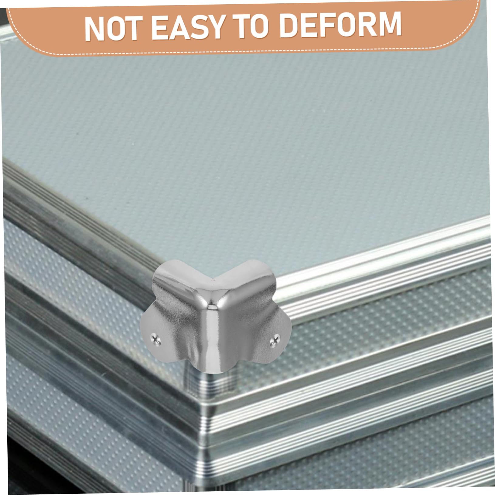 SEWOART 10-Pack Heavy Duty Metal Luggage Corner Protectors - Durable Box Edge Guards for Suitcases, Furniture & Moving Boxes - Perfect for Travel, Shipping & Home Protection