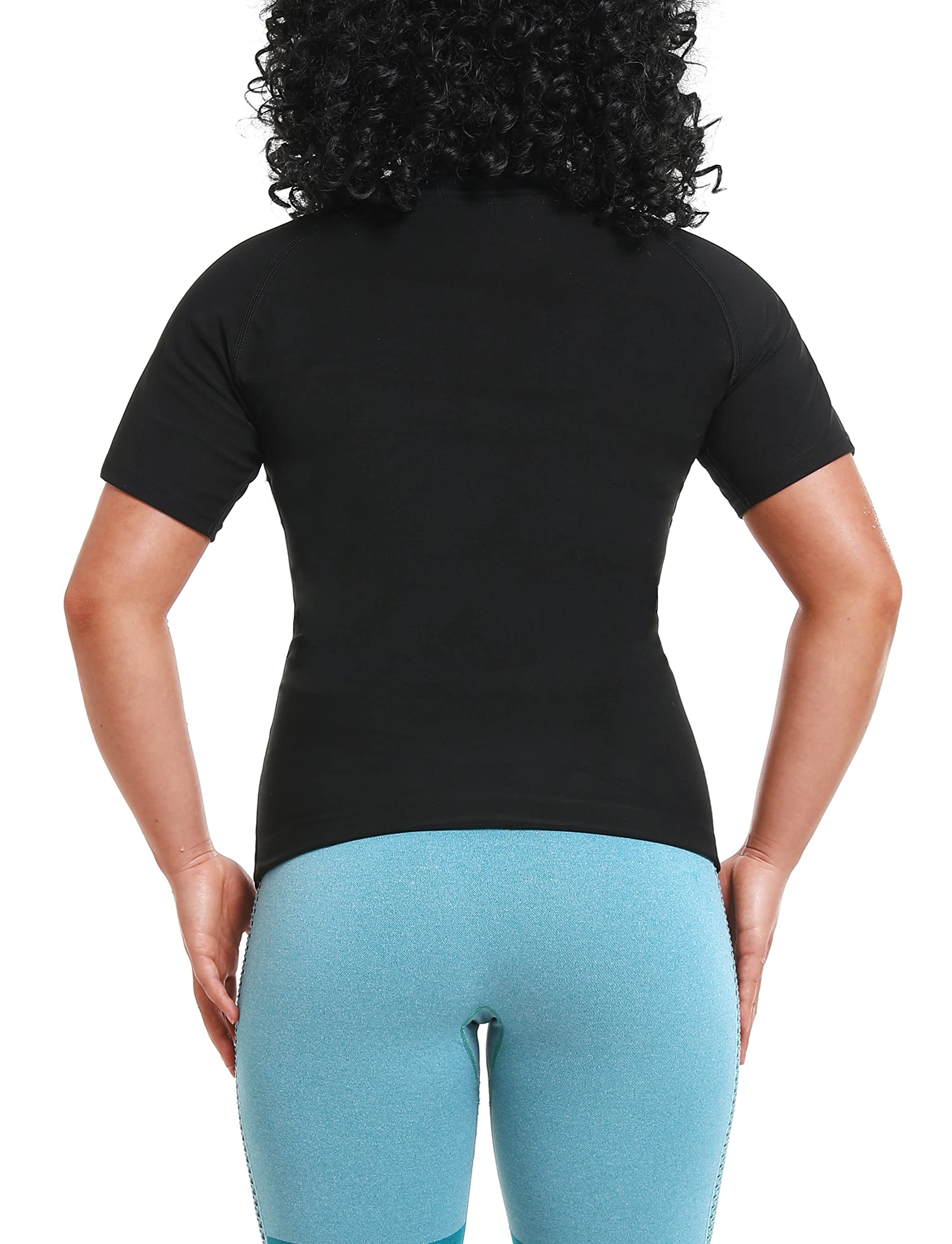 Women's Sauna Sweat Shirt - Athletic Compression T-Shirt with Heat Trapping Technology | Workout, Yoga & Detox Sauna Vest for Women | Perfect for Gym, Hot Yoga & Weight Loss Sessions