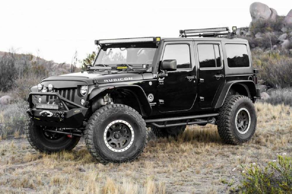 2007-2018 Jeep Wrangler JK JKU 50/52 Inch Straight LED Light Bar - Z374811 | Off-Road Lighting for Trail, Rock Crawling & Night Driving