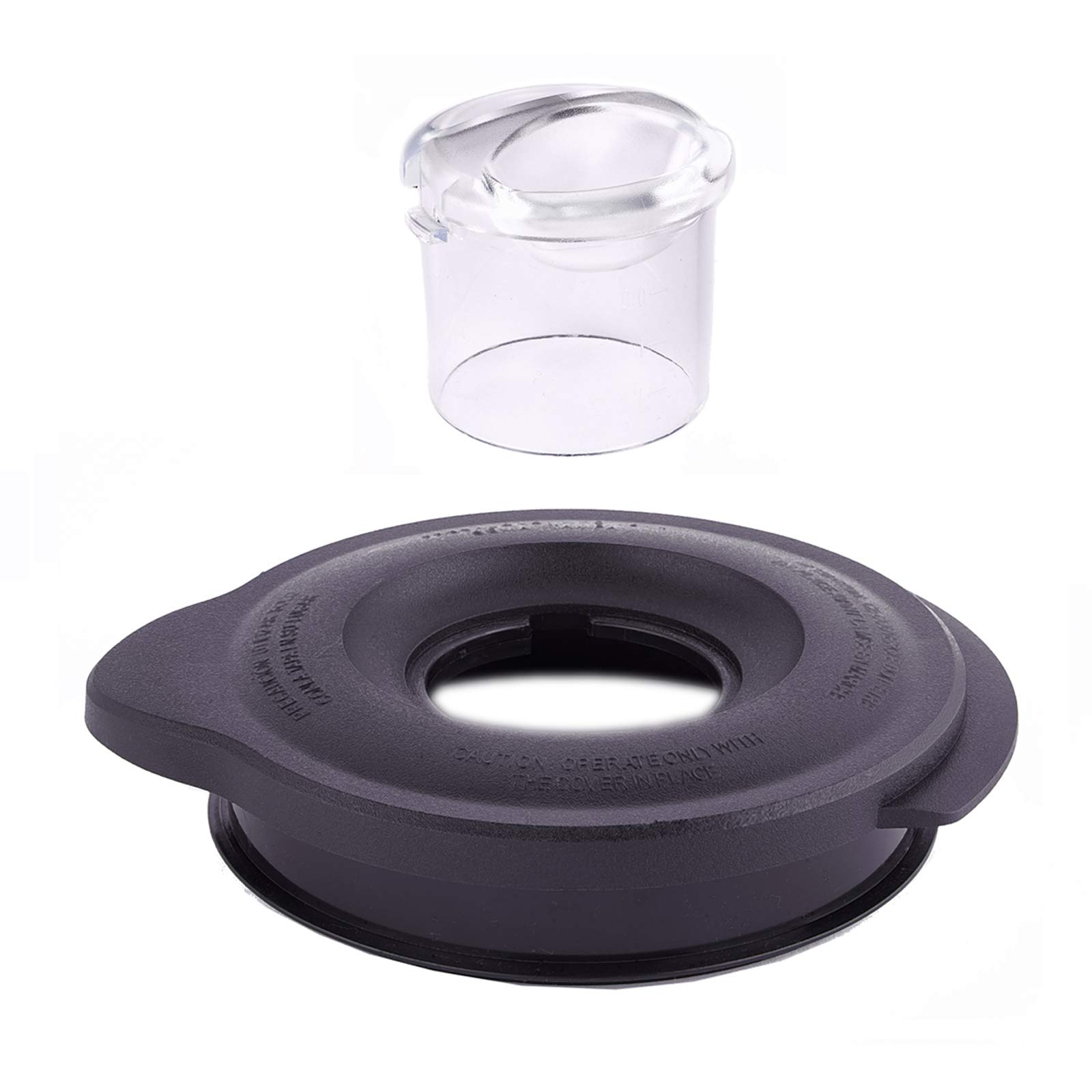 Oster Blender Replacement Parts - 6-Cup Glass Jar Lid Cover & 4Pcs Gaskets O-Rings Compatible with Oster Classic Series, Osterizer Galaxie & Pro 1200 Blenders (Replaces BLSTAL-W00, 124461-000-000, 178891-000-000) - Perfect for Smoothies, Shakes & Food Prep