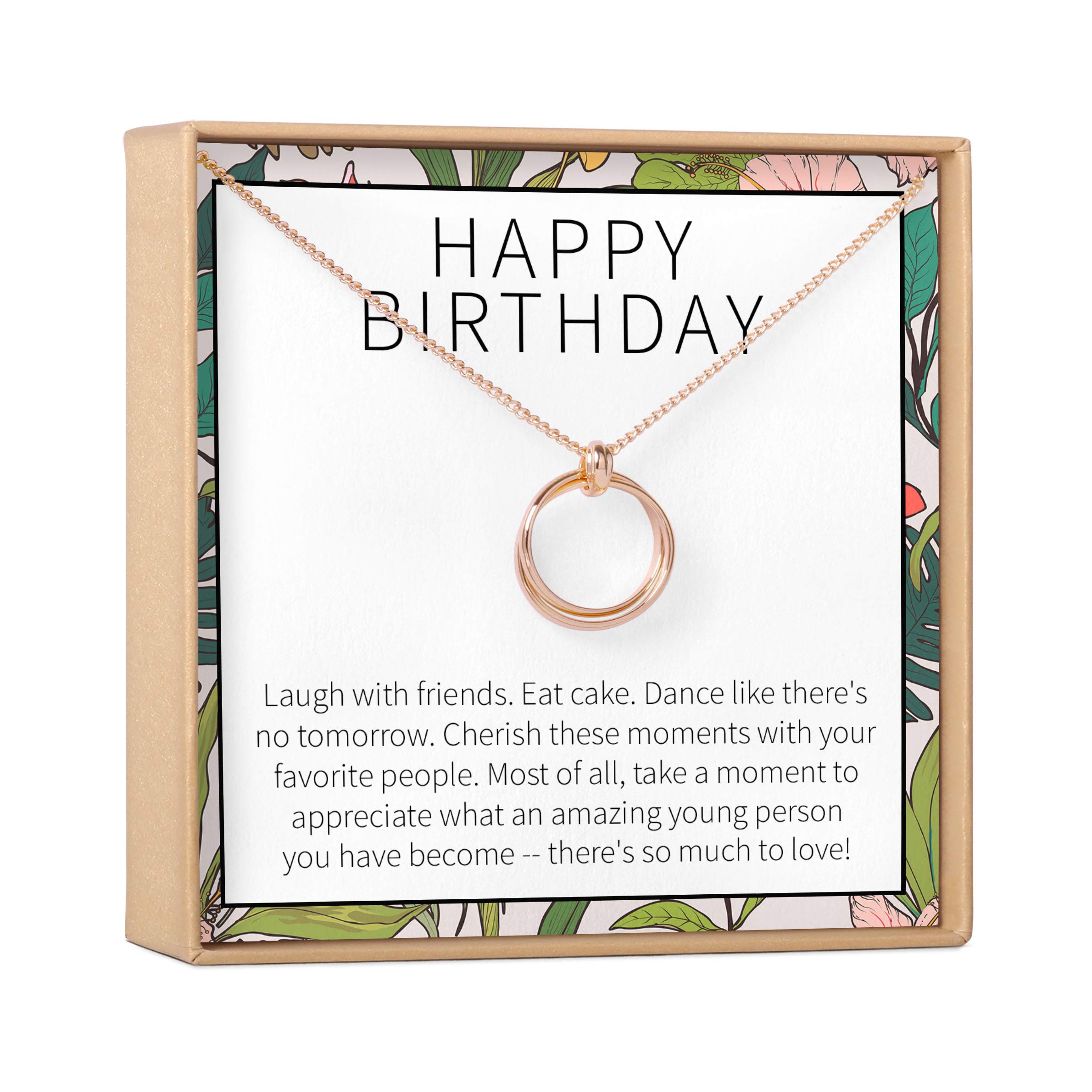 Dear Ava Infinity Birthday Necklace - Sterling Silver Pendant Gift for Women & Girls | Modern Jewelry Set with Heartfelt Card | Perfect Birthday, Anniversary & Graduation Gift | 2023 Collection | Ideal for Special Occasions, Date Nights & Everyday Wear