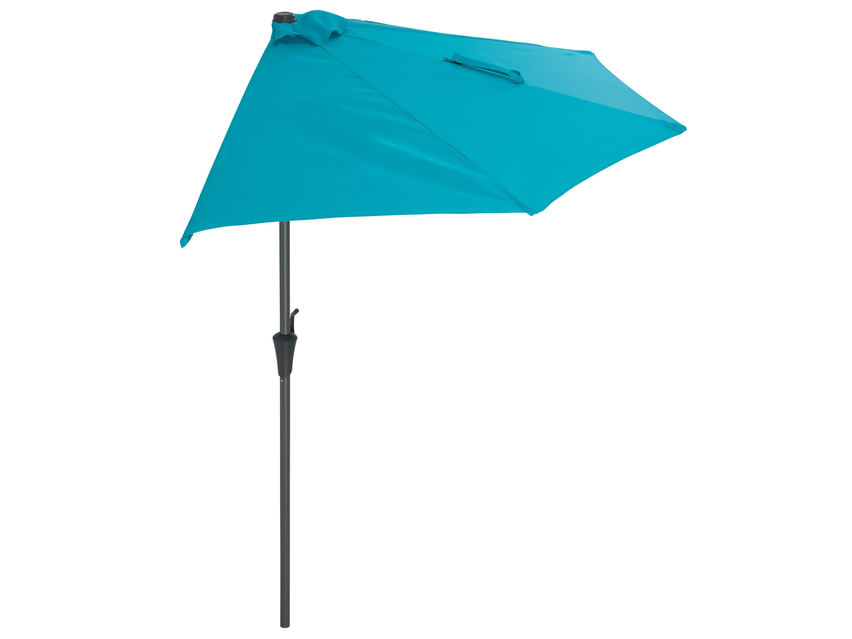 8.5ft Turquoise Half Umbrella - UV Protection Outdoor Patio Umbrella for Pool, Beach, Garden & Backyard - Waterproof Sun Shade for Relaxing in Style