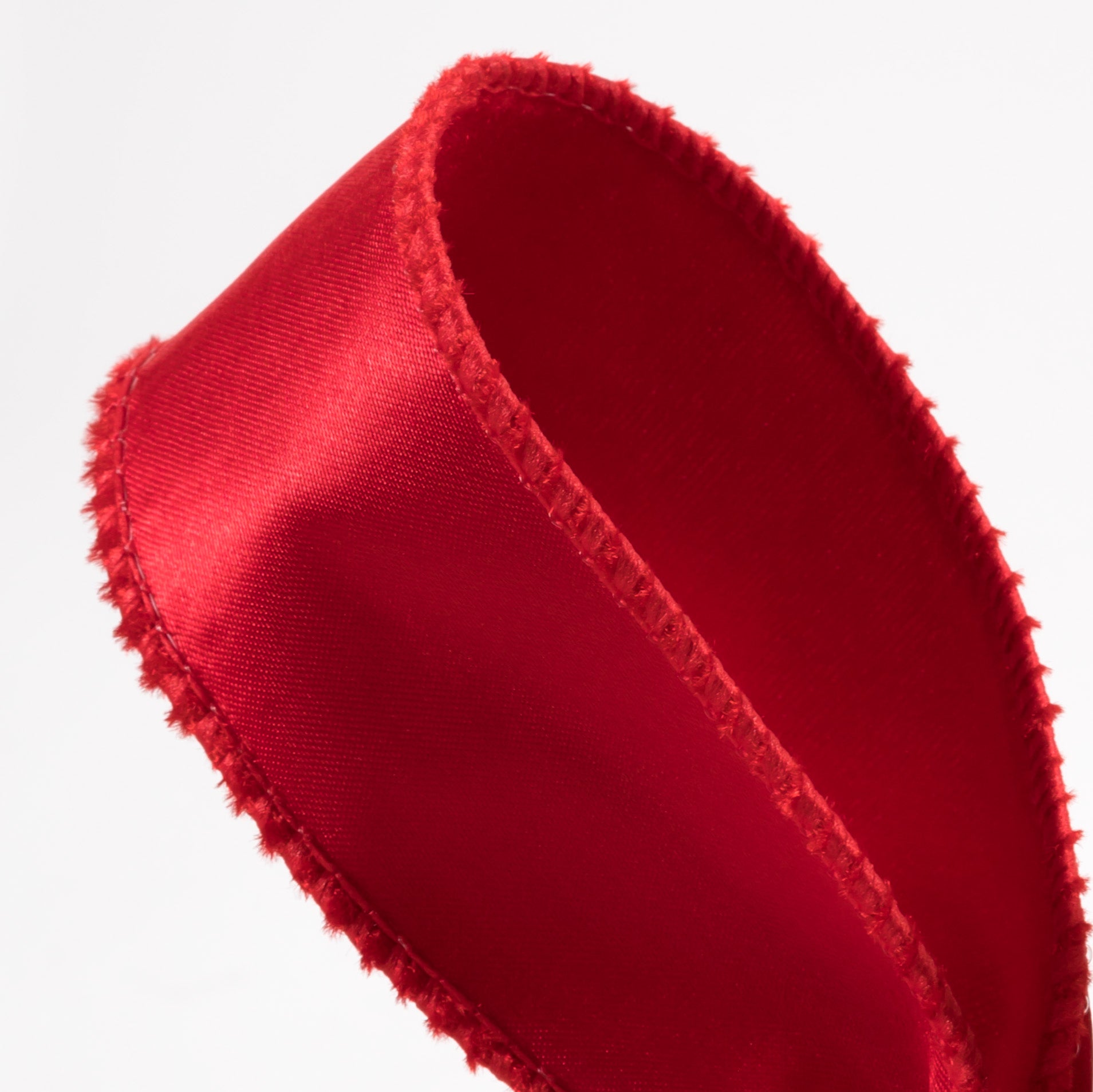 1.5 Inch Deluxe Velvet Satin Backing Ribbon - Red (10 Yards) for Gift Wrapping, Wedding Decorations, DIY Crafts and Hair Bows