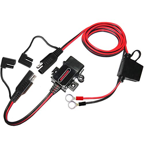 c) - SAE USB Adapter & Terminal Harness W/ Caps