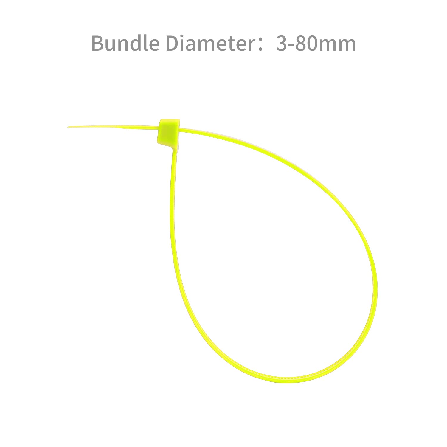 XINGO 100-Pack Heavy Duty 12-Inch Cable Zip Ties - 120 lbs Tensile Strength, Self-Locking Plastic Wire Ties for Indoor & Outdoor Use (Yellow) - Perfect for Home Organization, Electronics, Gardening & DIY Projects