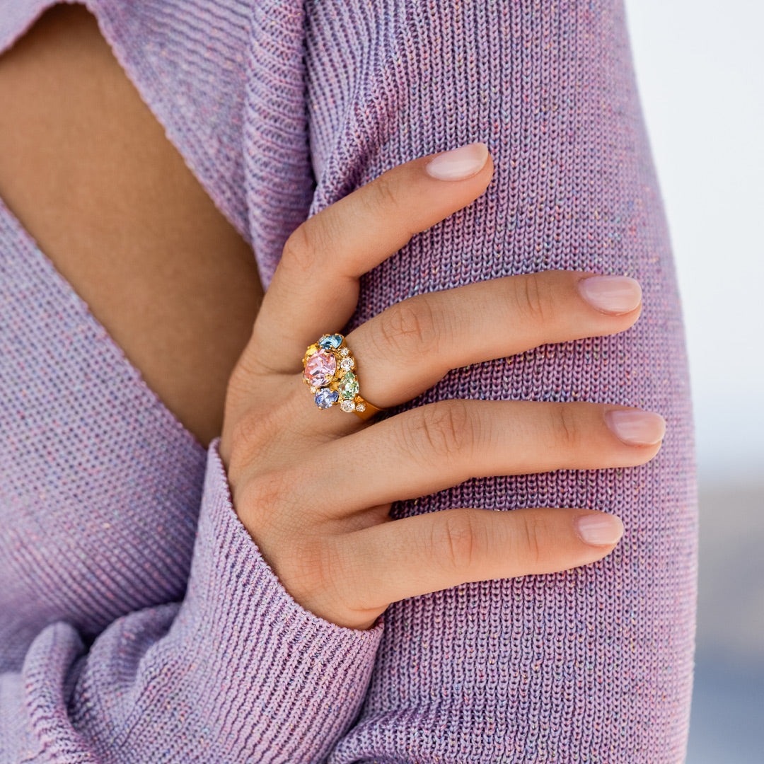 Dreamscape Molly Ring - Elegant Silver Jewelry for Women, Perfect for Parties, Weddings & Special Occasions