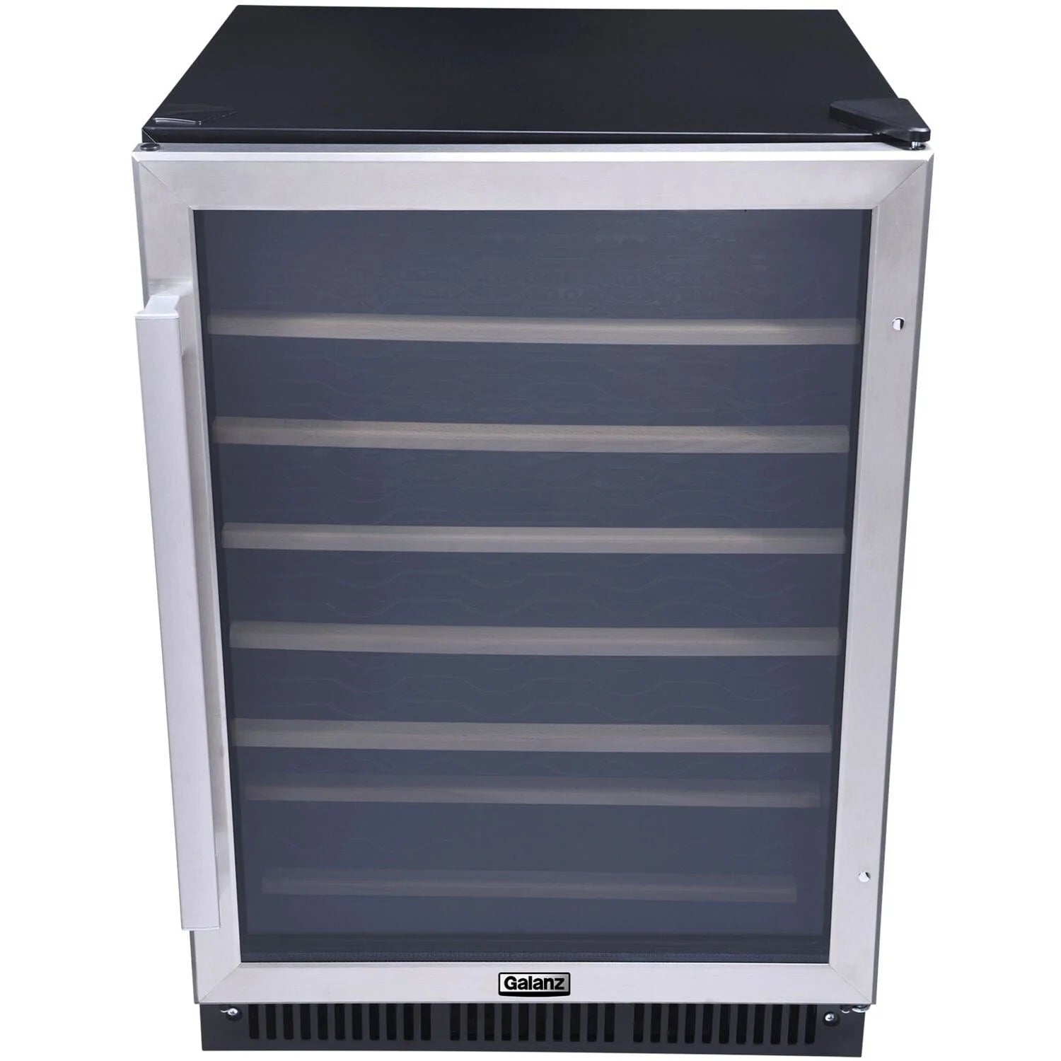 Galanz 24-Inch 47-Bottle Built-In Wine Cooler Refrigerator - Stainless Steel (GLW57MS2B16) - Perfect for Home Bars, Restaurants & Wine Cellars