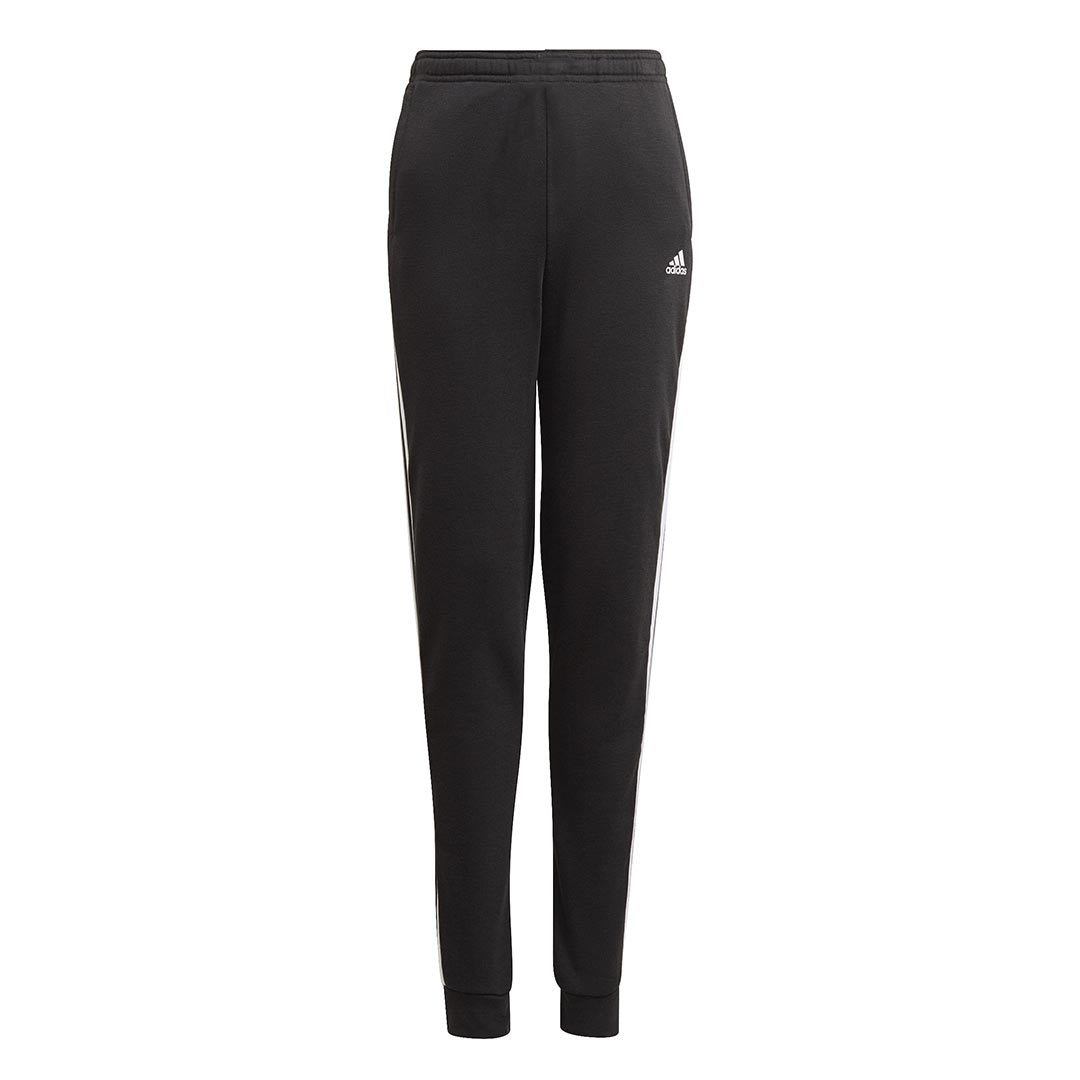 Adidas Girls' Junior Essentials 3-Stripes French Terry Jogger Pants (GN4054) - Comfortable Athletic Lounge Pants for School, Sports & Casual Wear