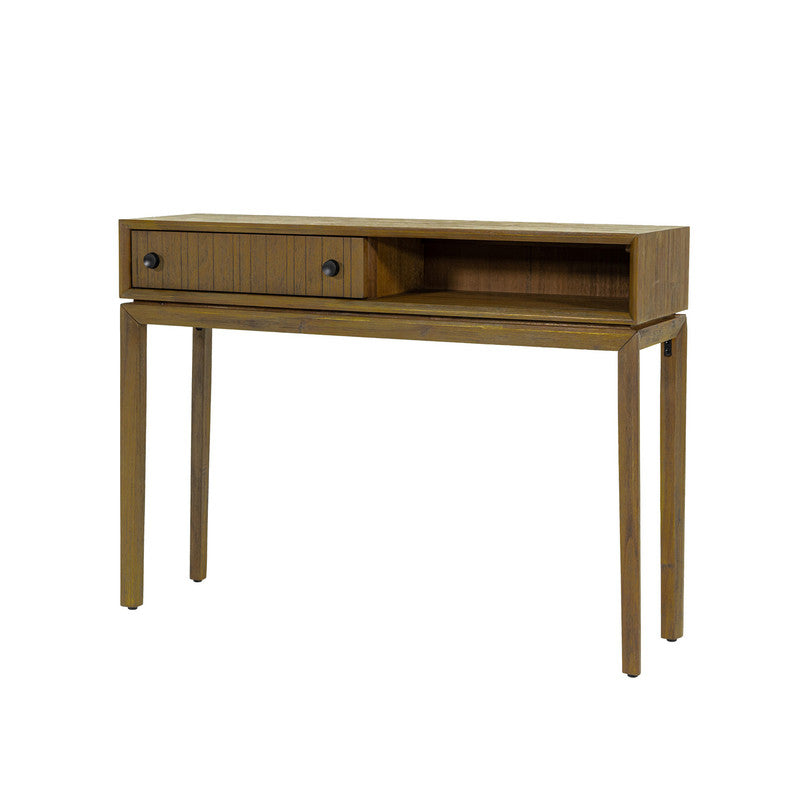 Modern Borgergade 43.5 Sofa Table - Solid Wood Chestnut Finish - Perfect for Living Room, Entryway, or Behind Couch Decor